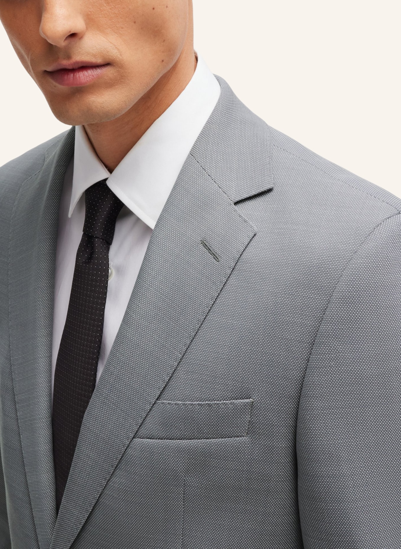 BOSS Business Anzug H-JECKSON-2PCS-224 Regular Fit, Farbe: SILBER (Bild 4)
