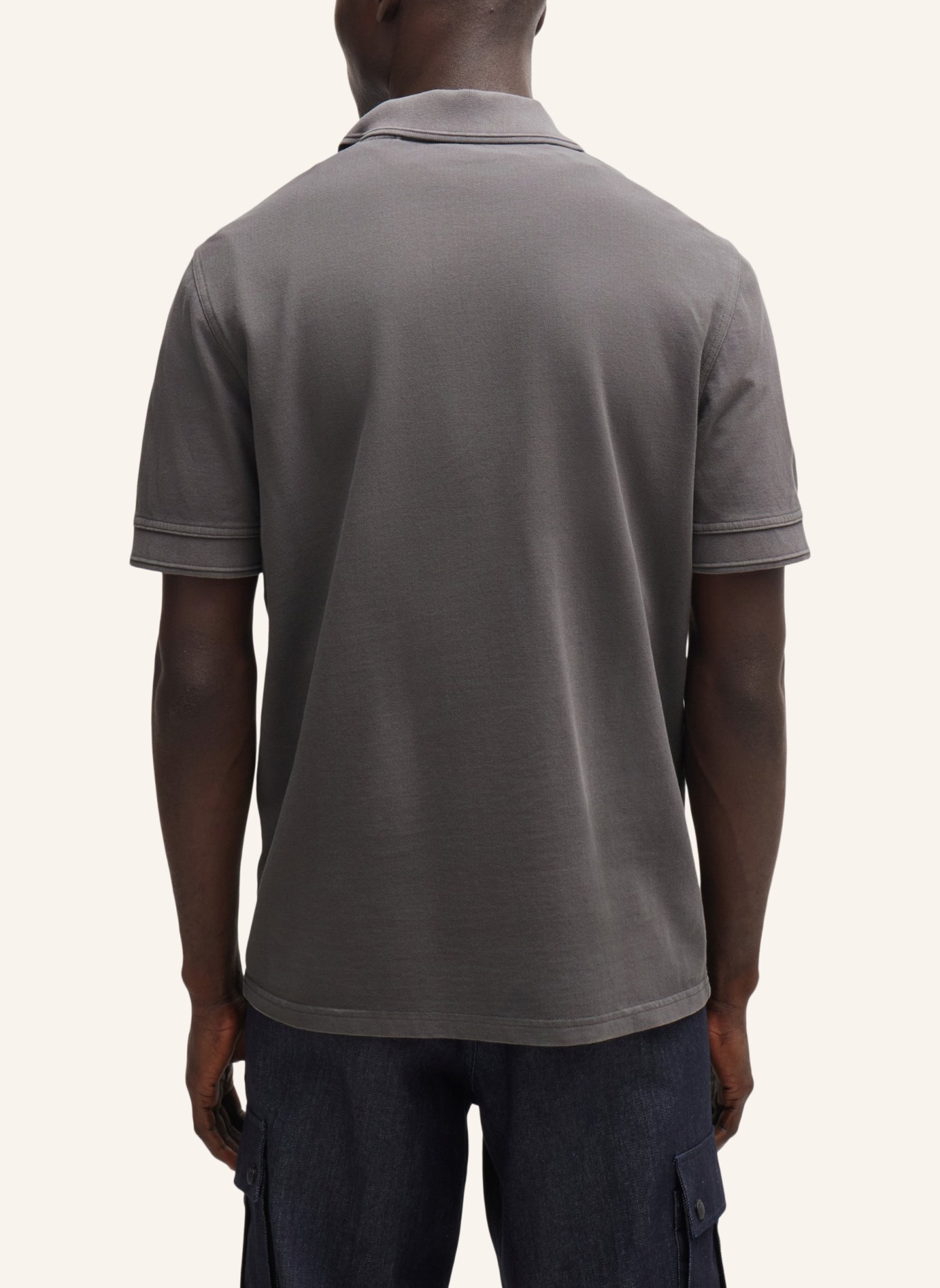 BOSS Poloshirt PRIME Regular Fit, Farbe: DUNKELGRAU (Bild 2)