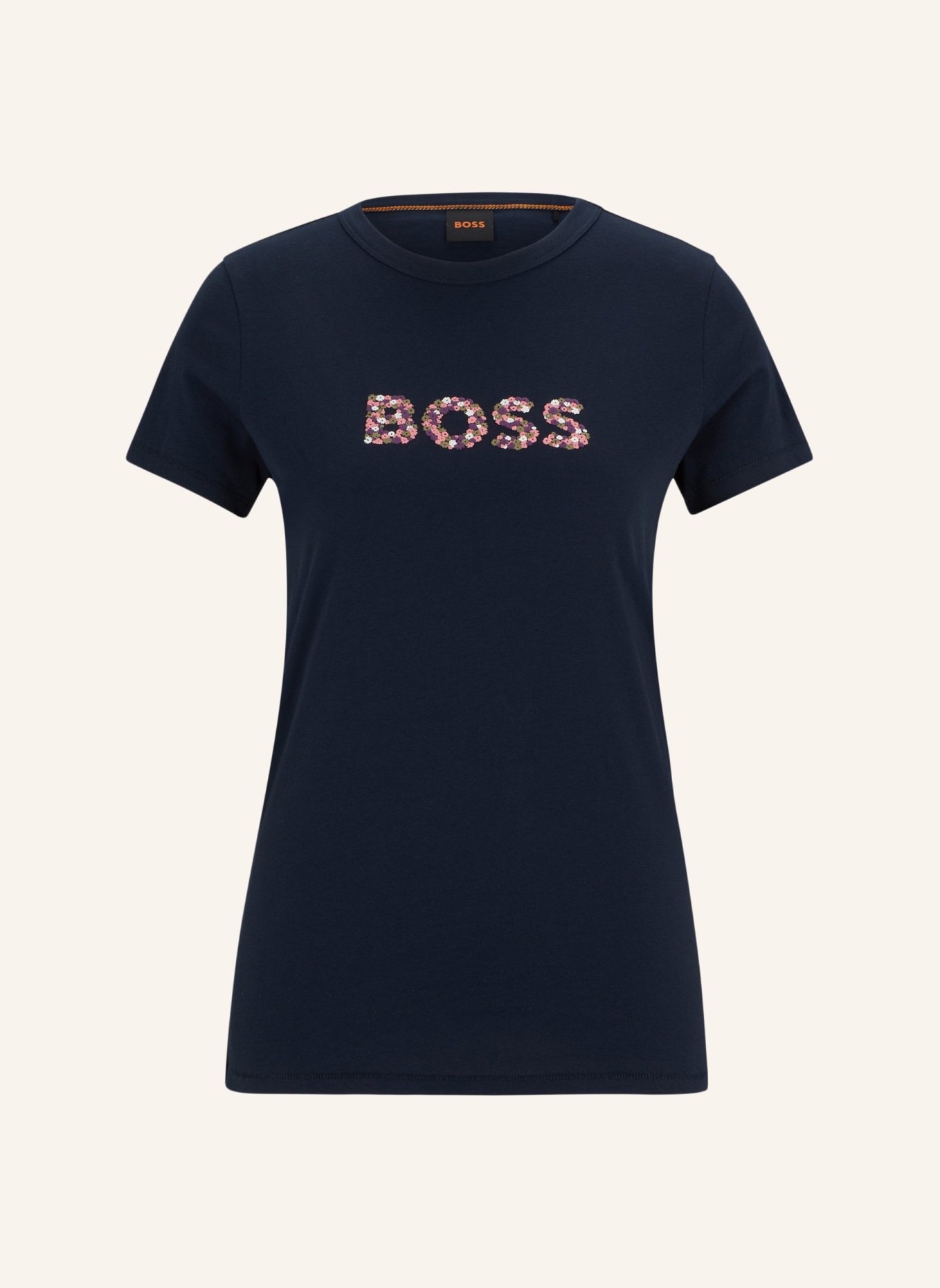 BOSS T-Shirt C_ELOGO_PRINT6 Regular Fit, Farbe: DUNKELBLAU (Bild 1)