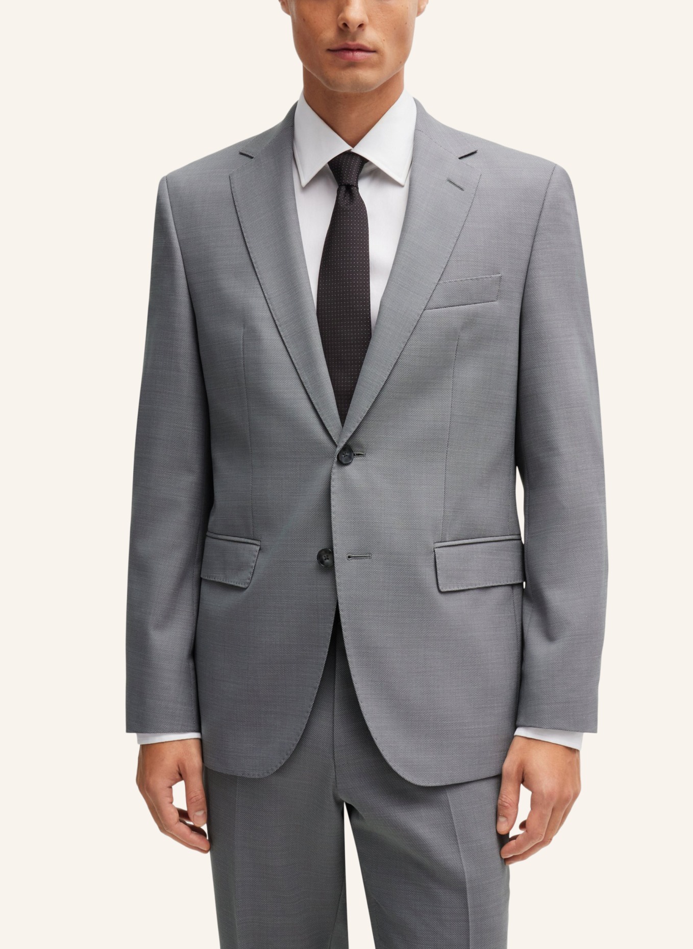 BOSS Business Anzug H-JECKSON-2PCS-224 Regular Fit, Farbe: SILBER (Bild 8)