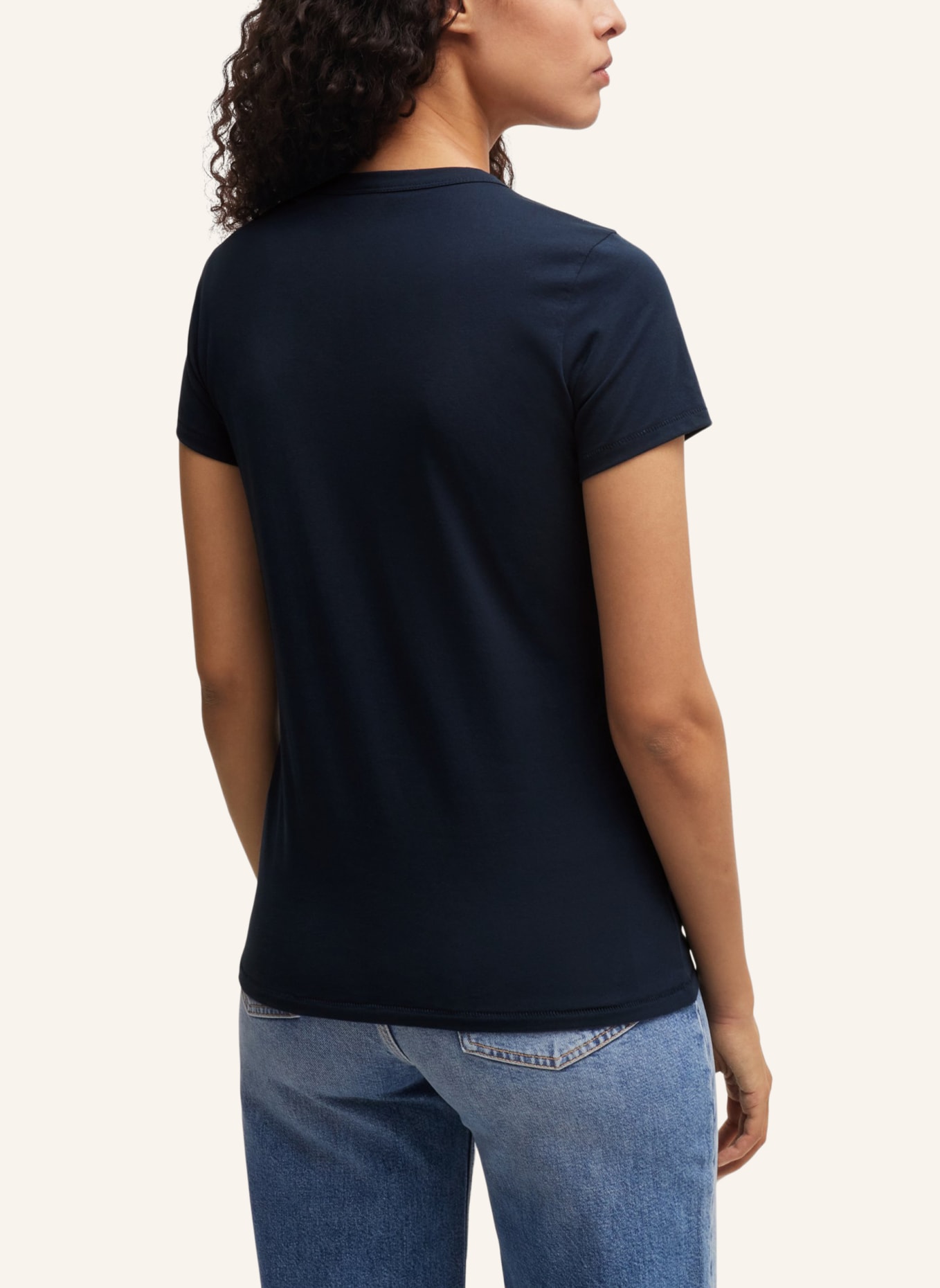 BOSS T-Shirt C_ELOGO_PRINT6 Regular Fit, Farbe: DUNKELBLAU (Bild 2)