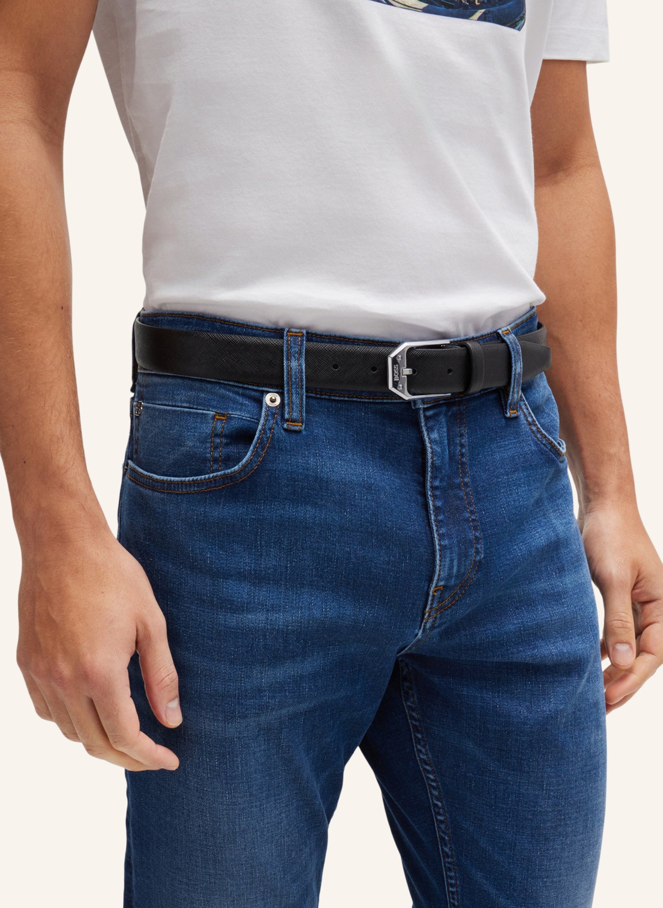 BOSS Jeans H-DELAWARE Slim Fit, Farbe: BLAU (Bild 4)