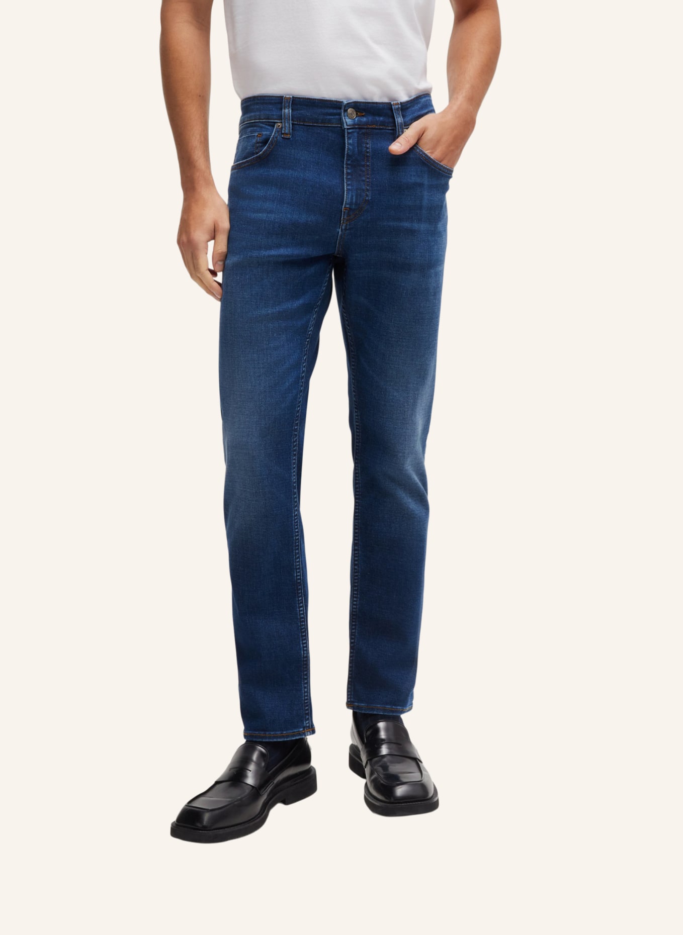 BOSS Jeans H-DELAWARE Slim Fit, Farbe: BLAU (Bild 5)