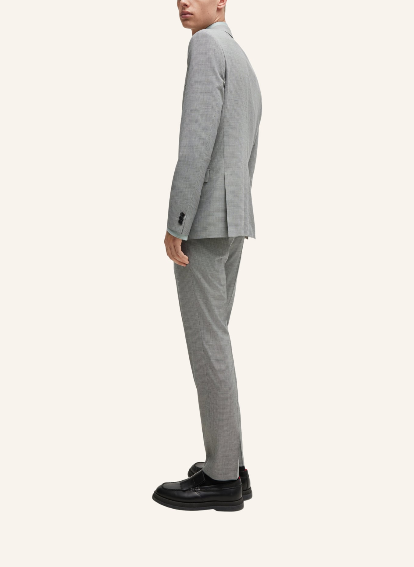 HUGO Business Anzug ARTI/HESTEN232X Extra-Slim Fit, Farbe: HELLGRAU (Bild 5)