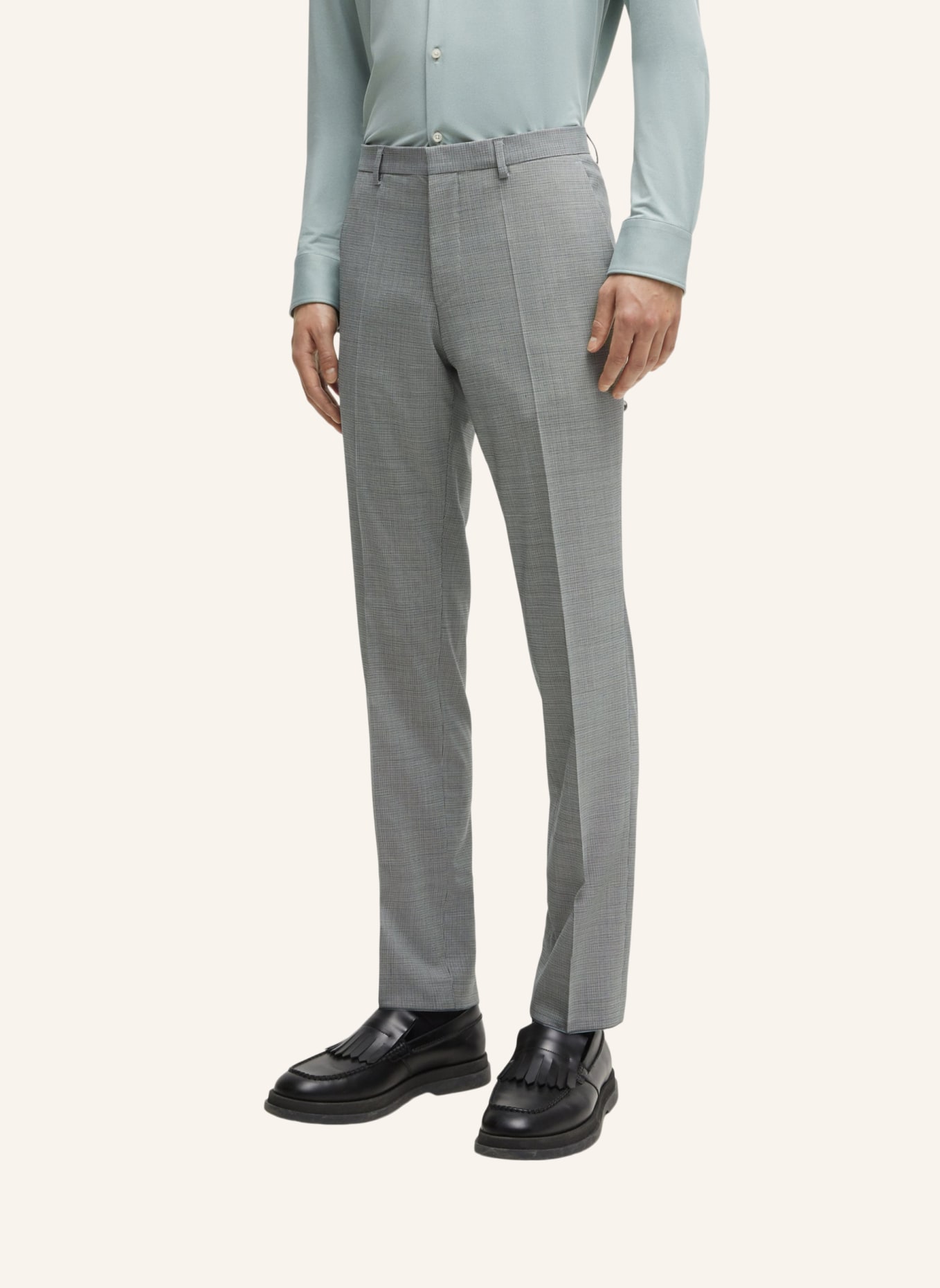 HUGO Business Anzug ARTI/HESTEN232X Extra-Slim Fit, Farbe: HELLGRAU (Bild 6)