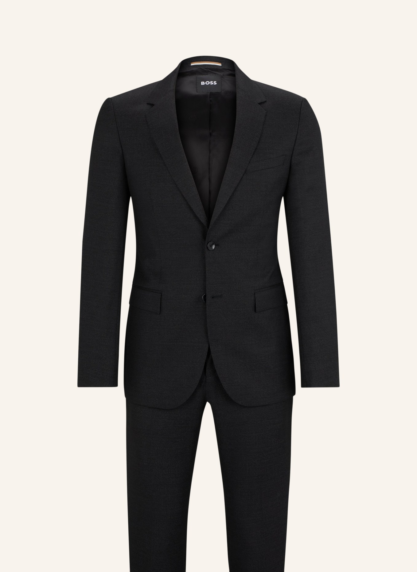 BOSS Business Anzug H-HOUSTON-2PCS-243 Slim Fit, Farbe: SCHWARZ (Bild 1)