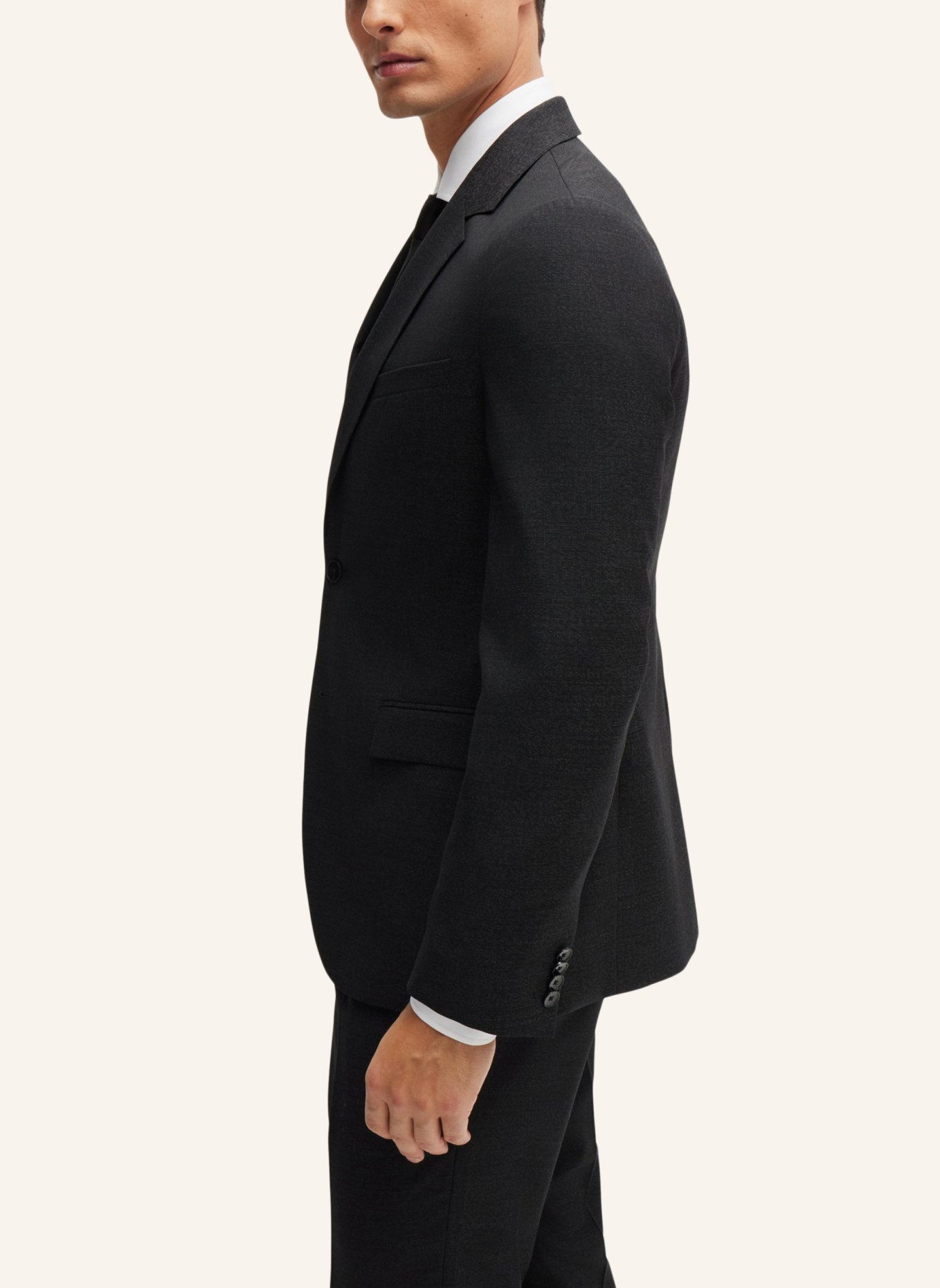 BOSS Business Anzug H-HOUSTON-2PCS-243 Slim Fit, Farbe: SCHWARZ (Bild 5)