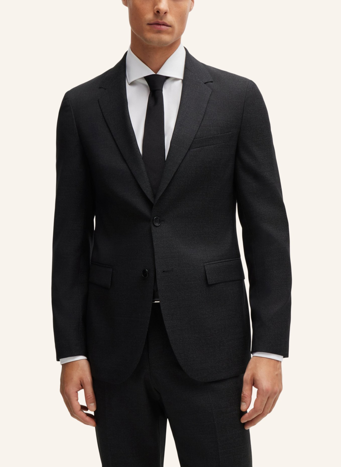 BOSS Business Anzug H-HOUSTON-2PCS-243 Slim Fit, Farbe: SCHWARZ (Bild 8)