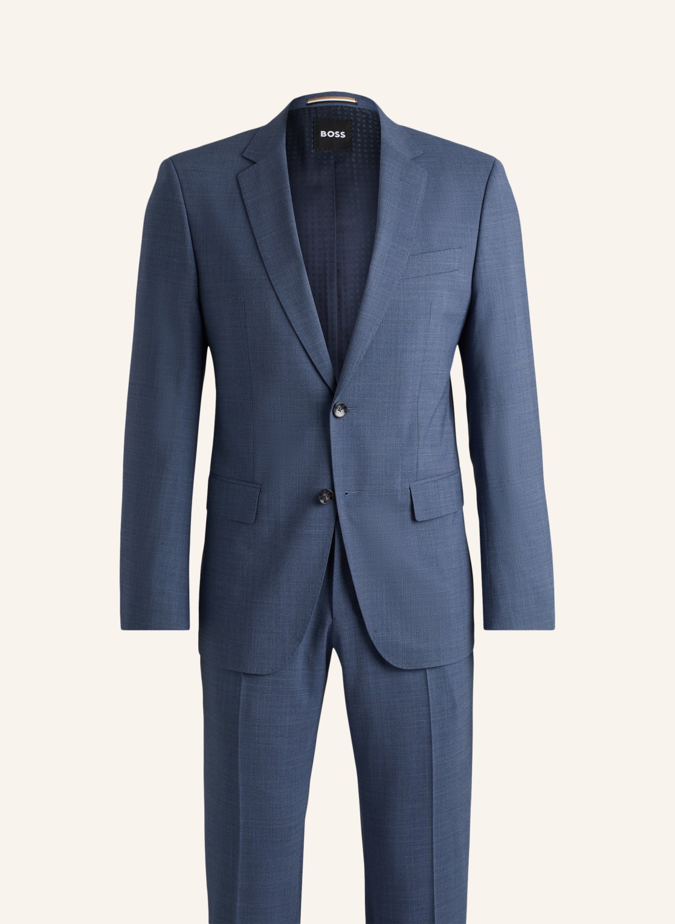 BOSS Business Anzug H-HUGE-2PCS-224 Slim Fit, Farbe: DUNKELBLAU (Bild 1)