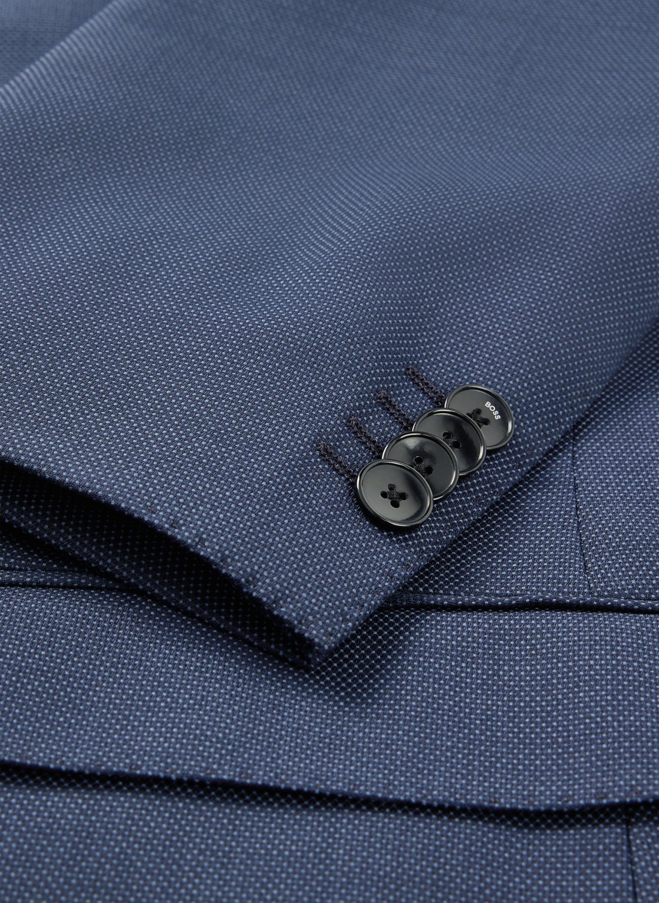 BOSS Business Anzug H-HUGE-2PCS-224 Slim Fit, Farbe: DUNKELBLAU (Bild 2)