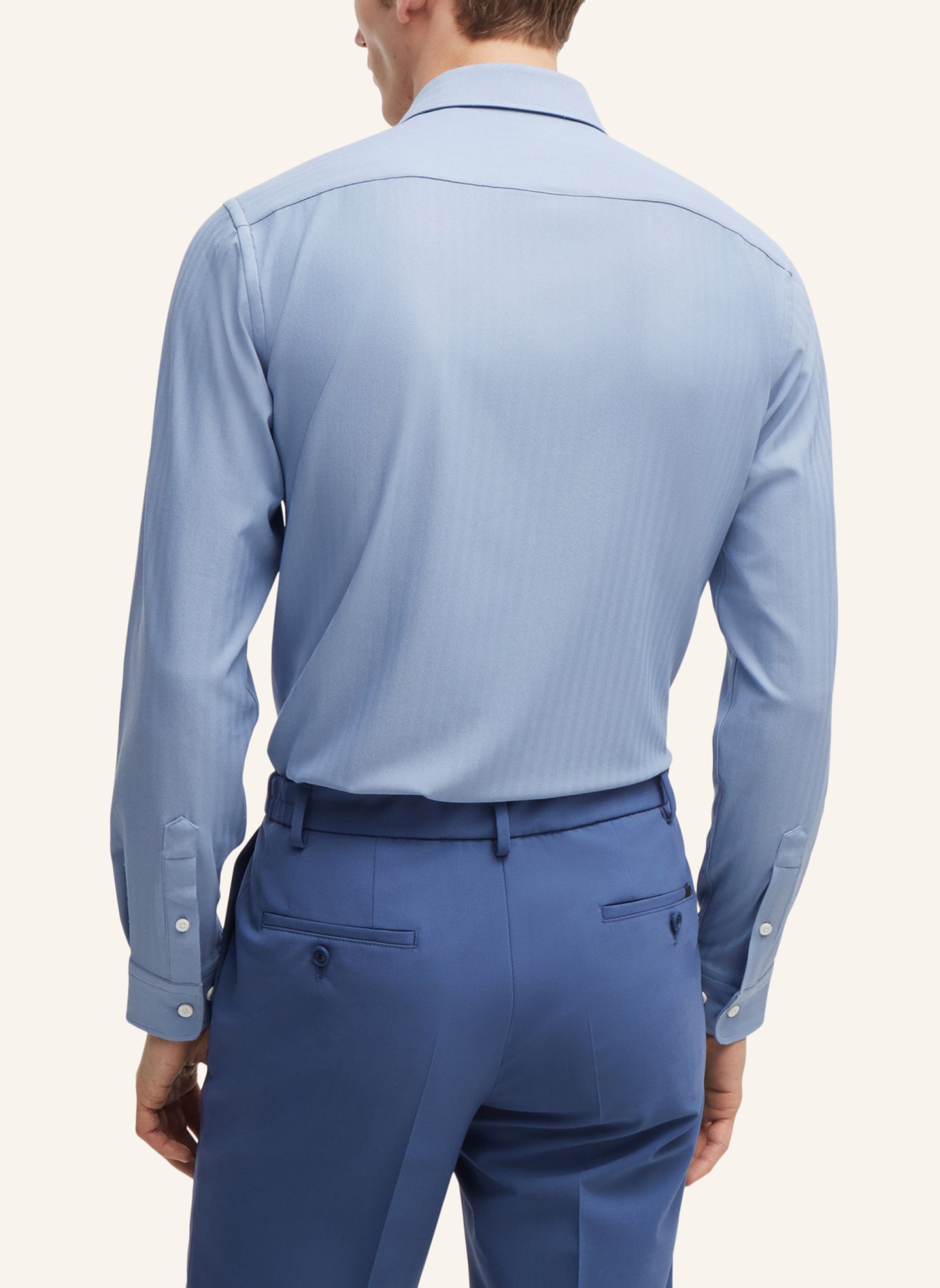 BOSS Casual Hemd P-ROAN-KENT-C1-233 Slim Fit, Farbe: BLAU (Bild 2)