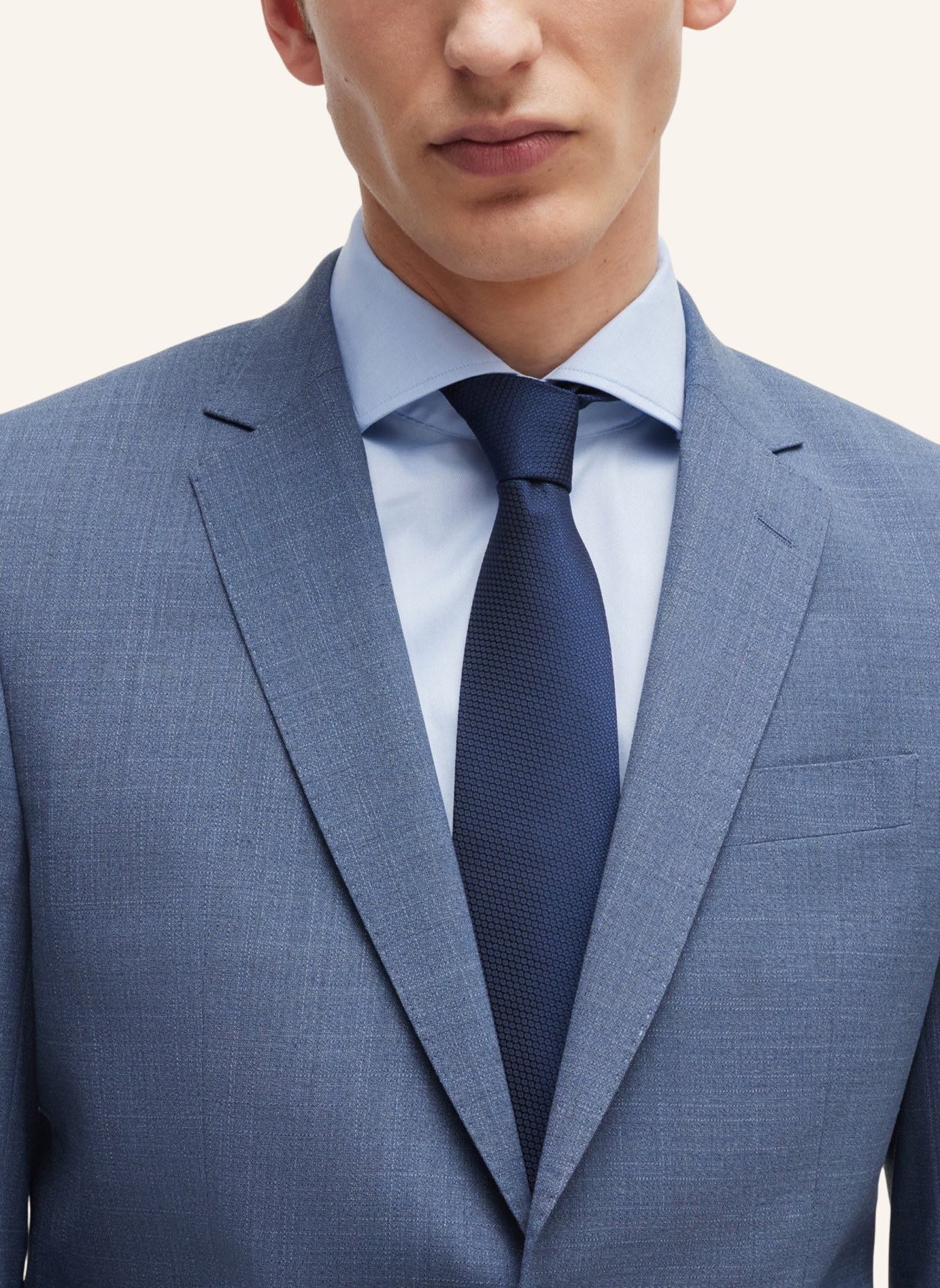 BOSS Business Anzug H-HUGE-2PCS-224 Slim Fit, Farbe: DUNKELBLAU (Bild 4)