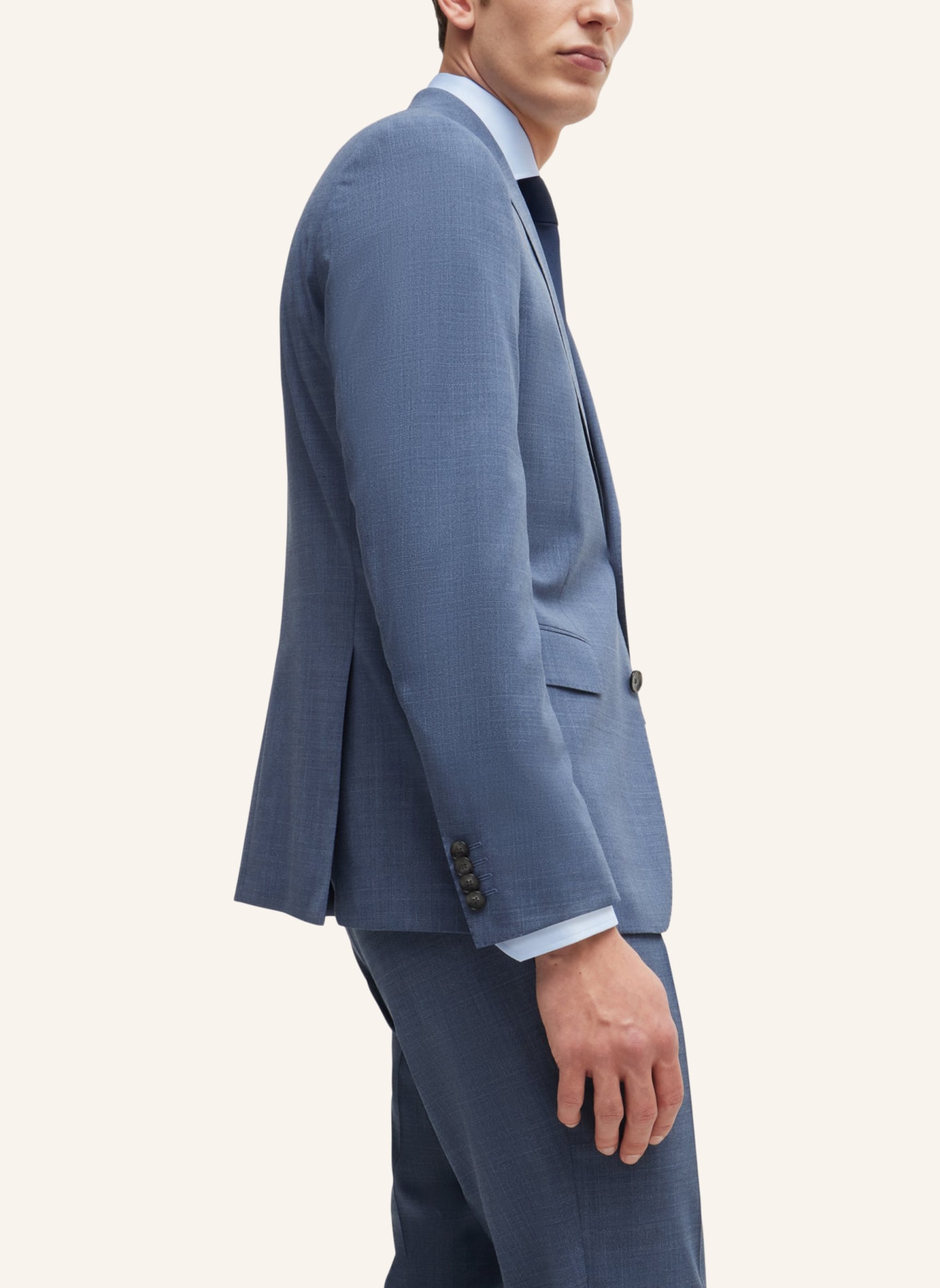 BOSS Business Anzug H-HUGE-2PCS-224 Slim Fit, Farbe: DUNKELBLAU (Bild 5)
