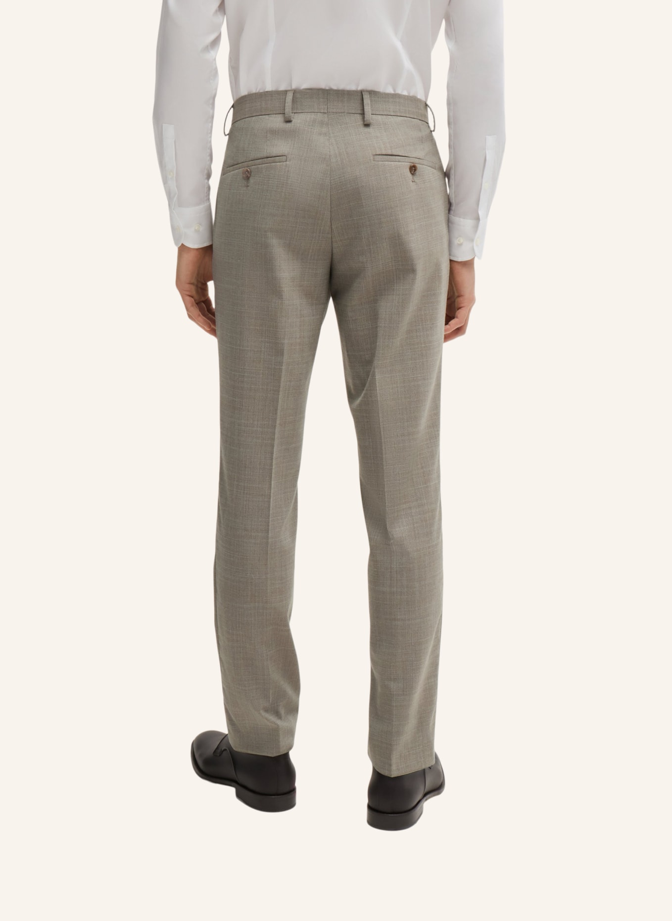 BOSS Business Anzug H-HUGE-2PCS-224 Slim Fit, Farbe: BEIGE (Bild 7)