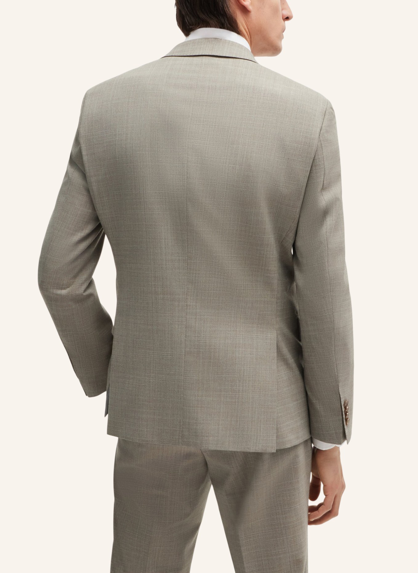 BOSS Business Anzug H-HUGE-2PCS-224 Slim Fit, Farbe: BEIGE (Bild 3)