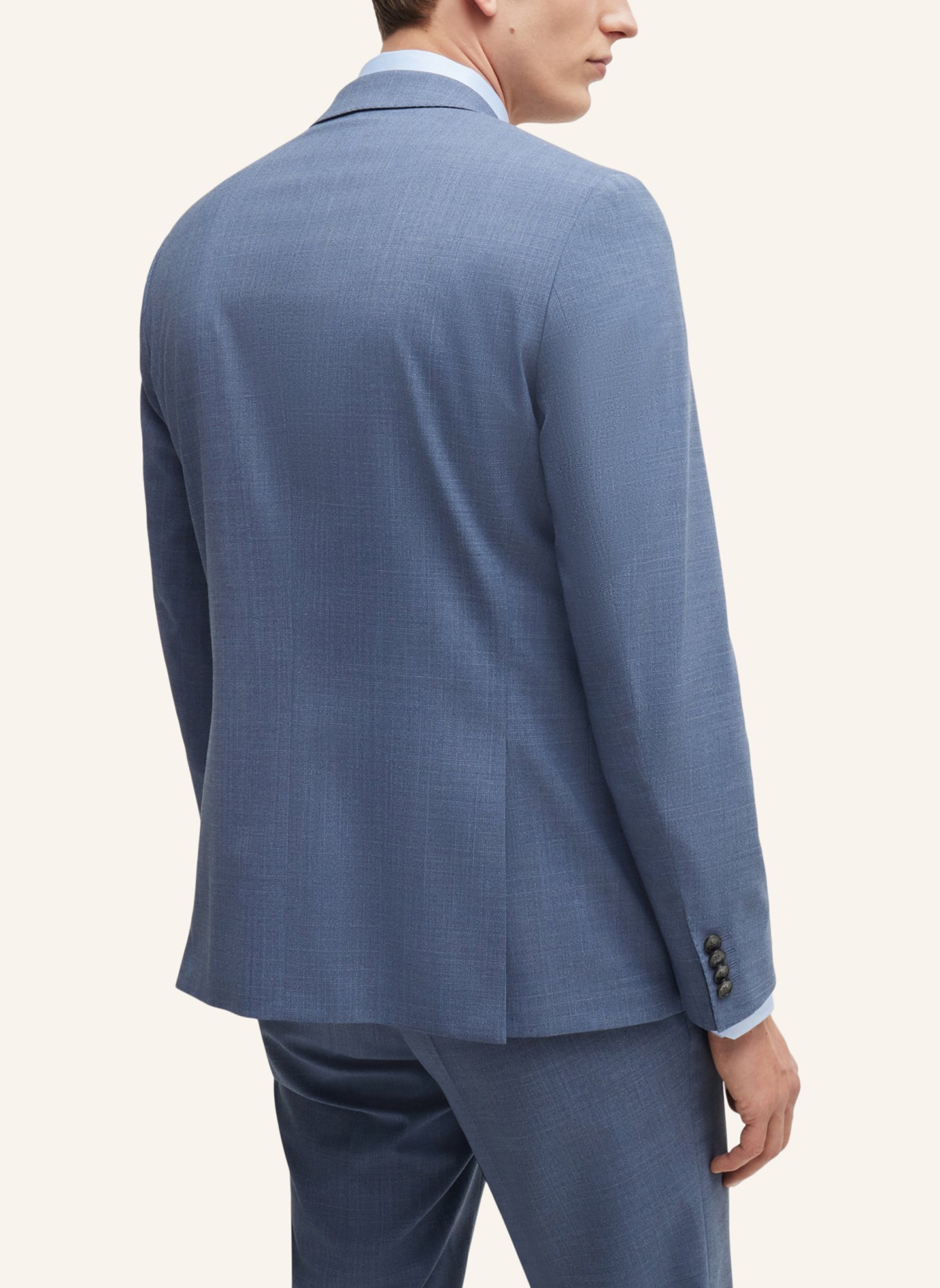BOSS Business Anzug H-HUGE-2PCS-224 Slim Fit, Farbe: DUNKELBLAU (Bild 3)