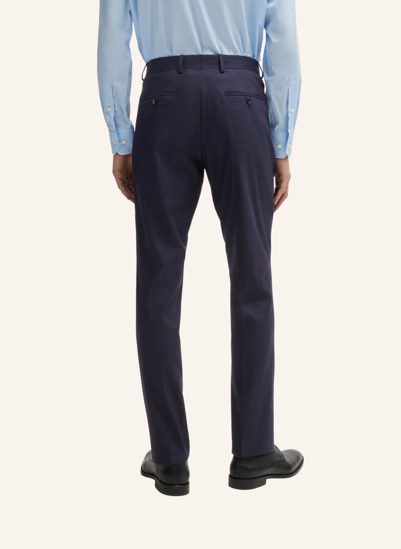 BOSS Business Anzug H-HUGE-2PCS-PEAK-242 Slim Fit, Farbe: DUNKELBLAU (Bild 7)