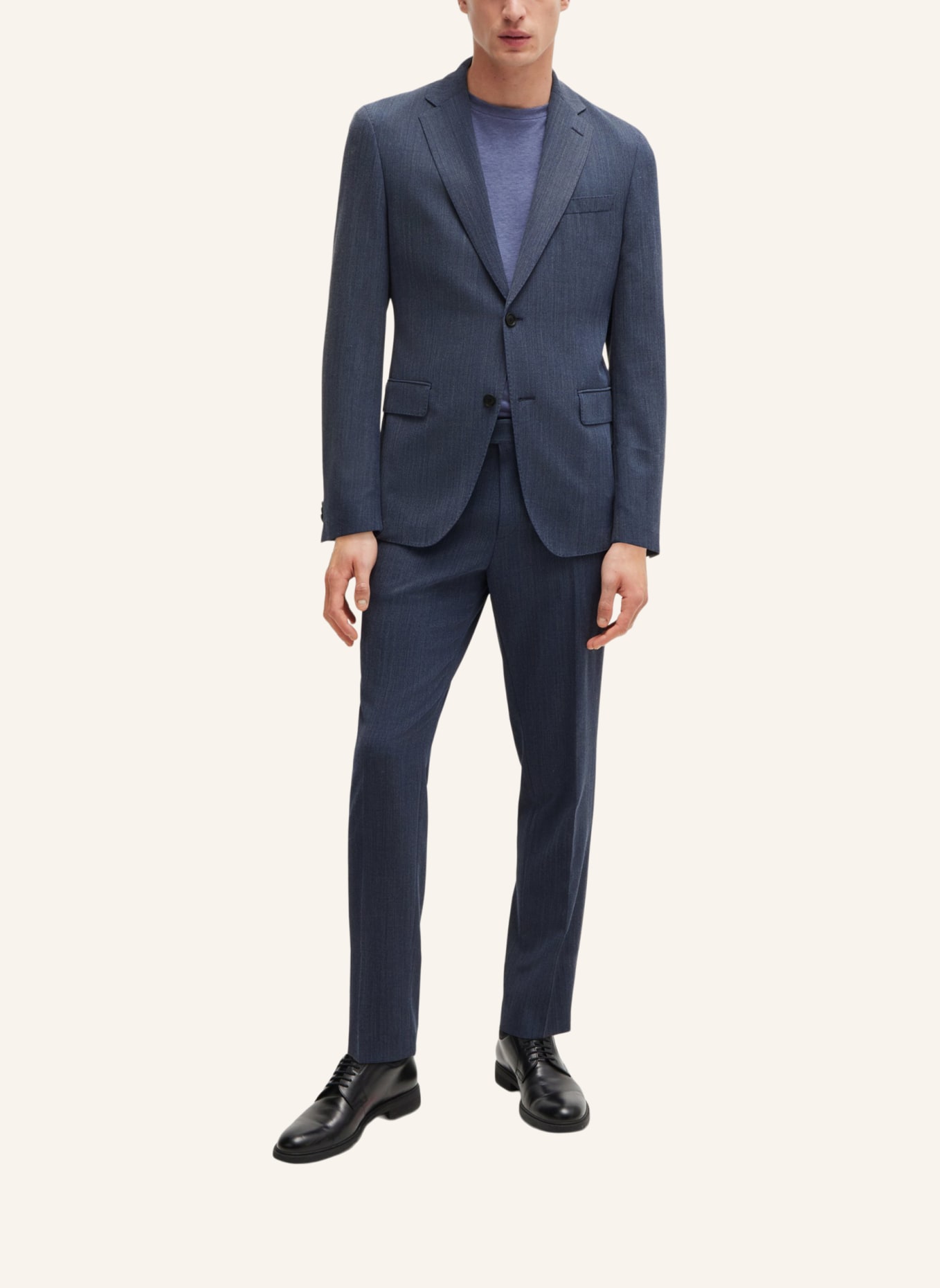 BOSS Business Anzug P-HUGE-2PCS-242 Slim Fit, Farbe: DUNKELBLAU (Bild 9)