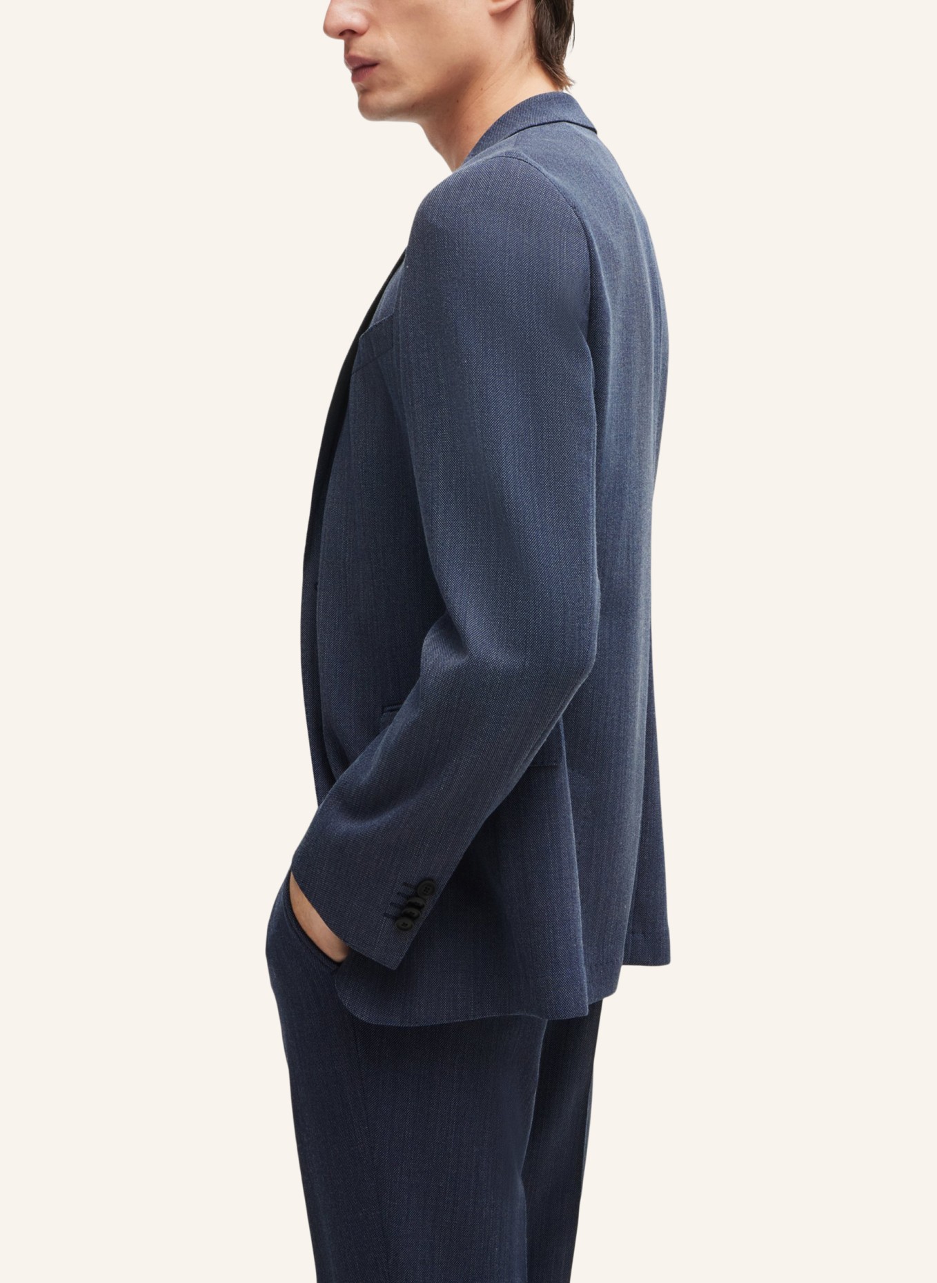 BOSS Business Anzug P-HUGE-2PCS-242 Slim Fit, Farbe: DUNKELBLAU (Bild 5)