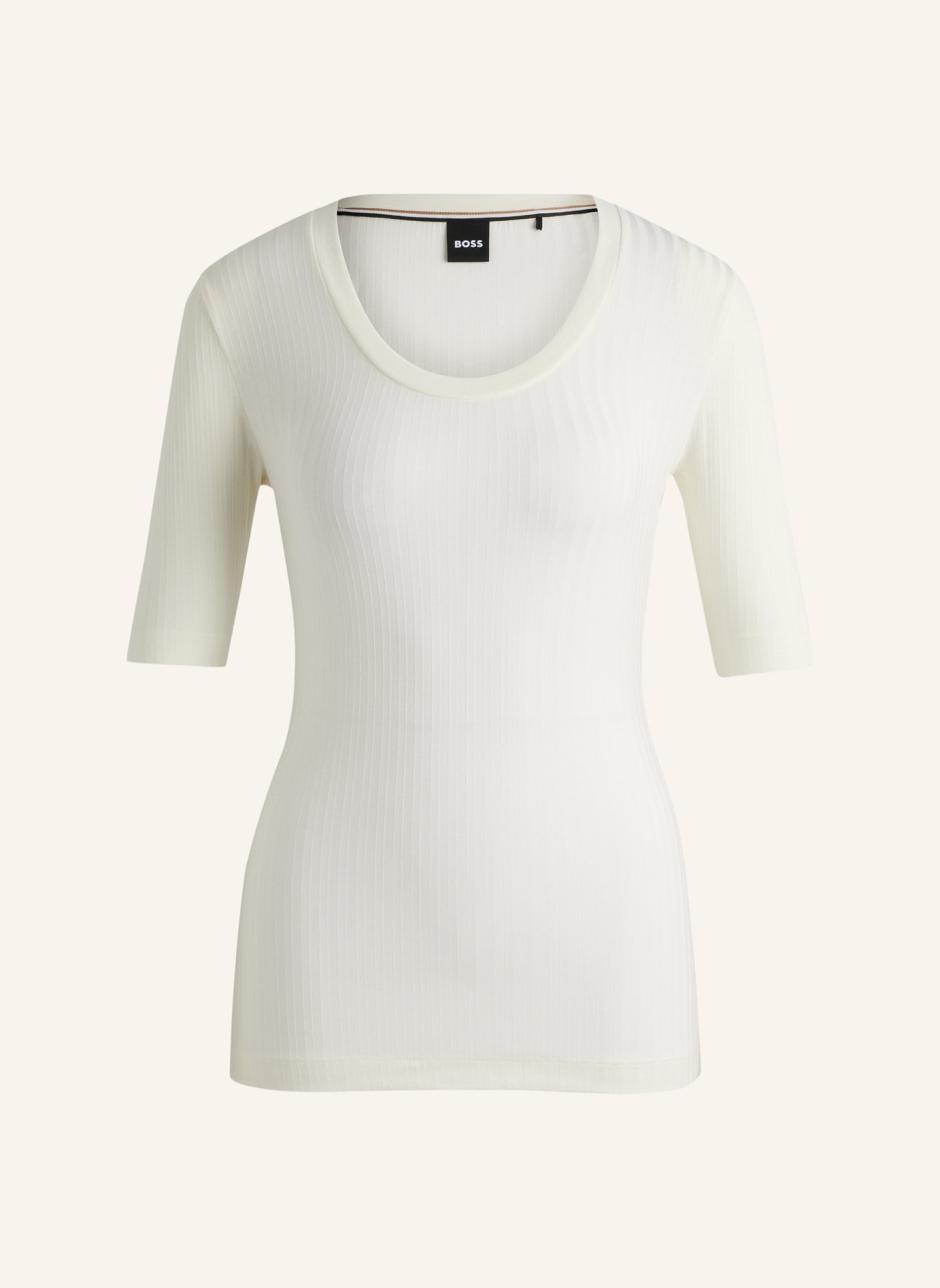 BOSS Casual Top EFFILIE Slim Fit, Farbe: WEISS (Bild 1)