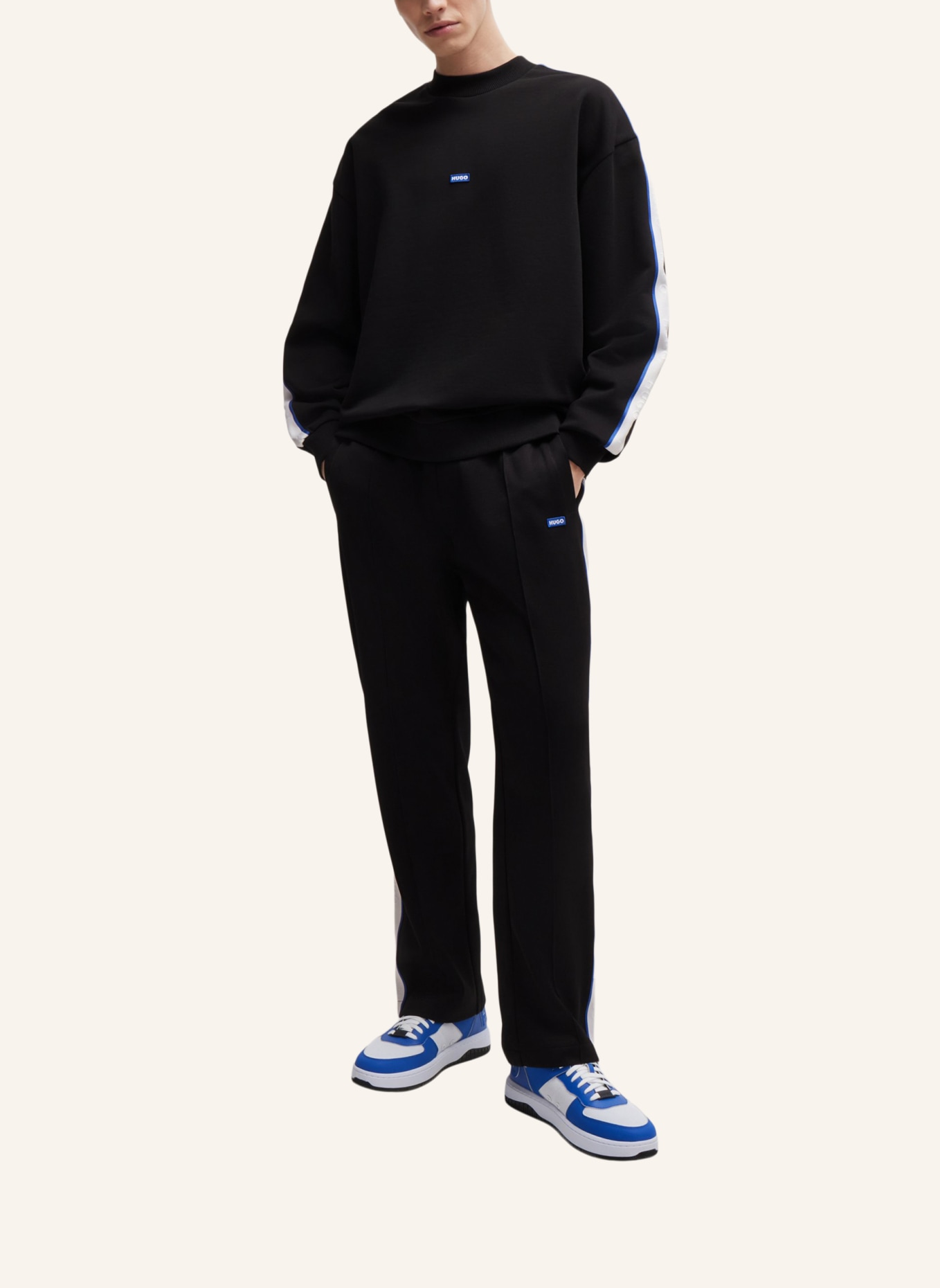 HUGO Sweatshirt NIOLE Regular Fit, Farbe: SCHWARZ (Bild 5)