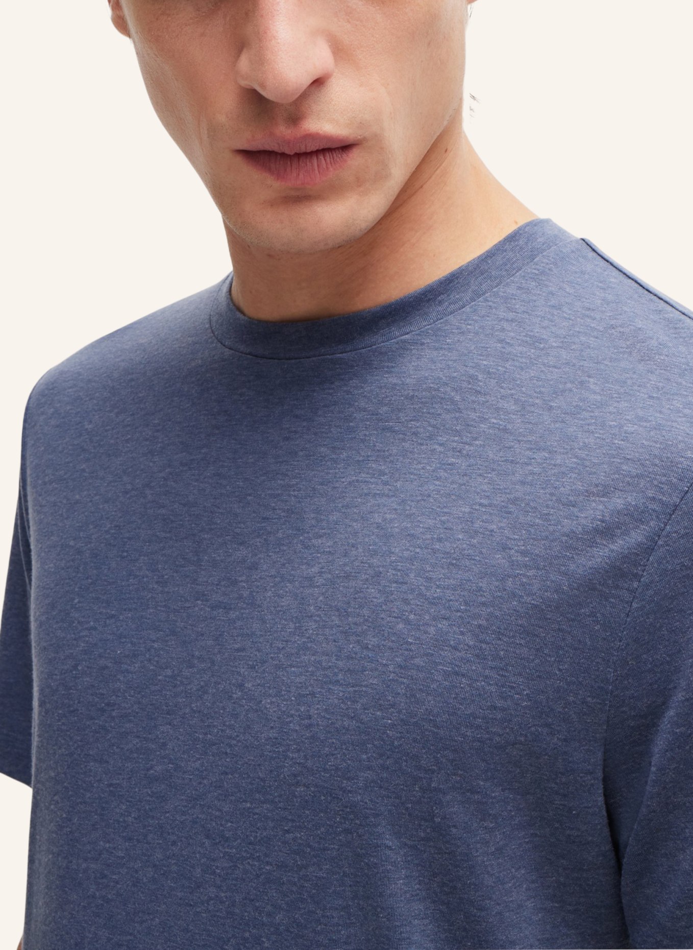 BOSS T-Shirt P-TESSLER 62 Slim Fit, Farbe: DUNKELBLAU (Bild 3)
