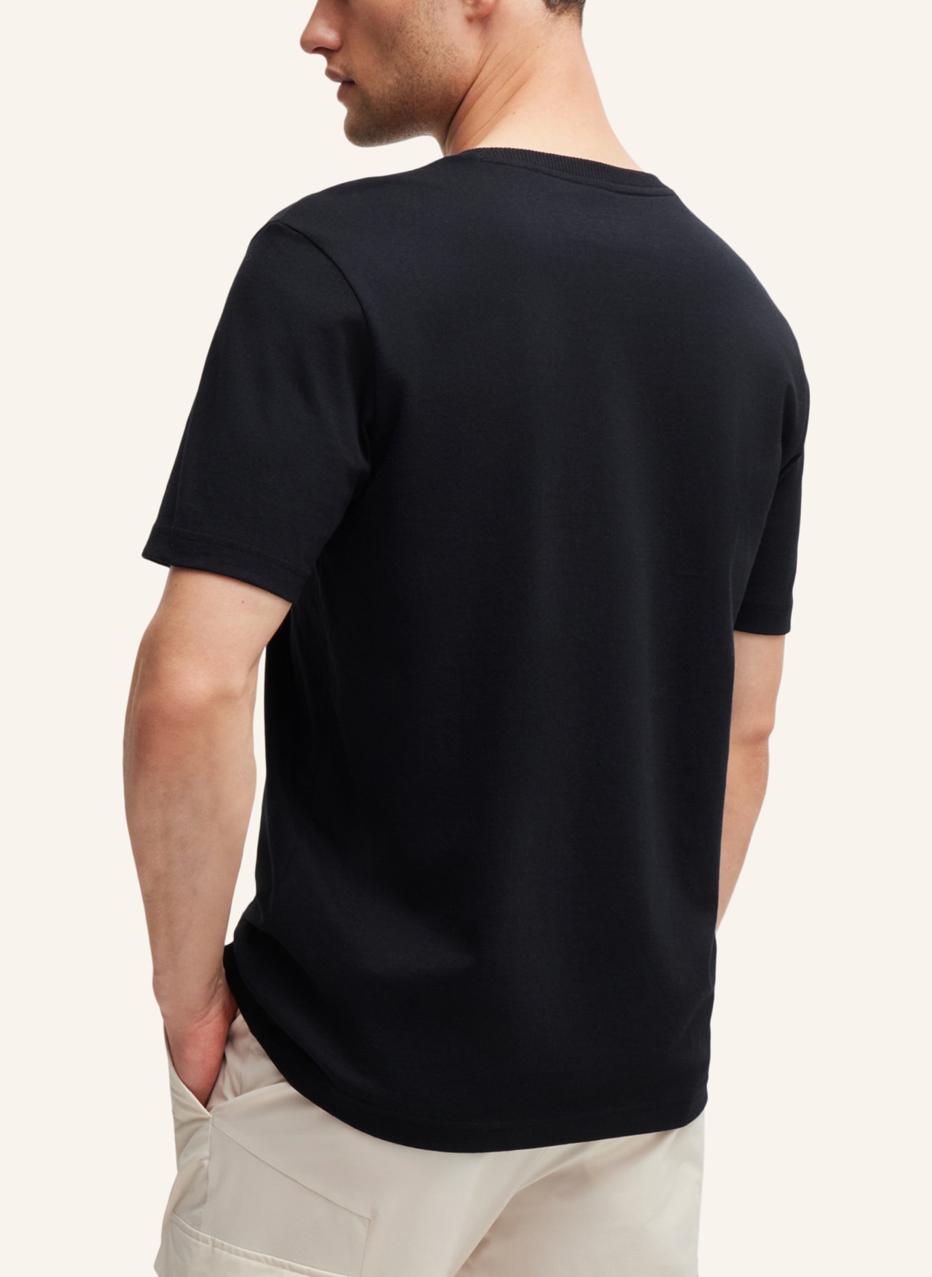 BOSS T-Shirt TEE 4 Regular Fit, Farbe: SCHWARZ (Bild 2)