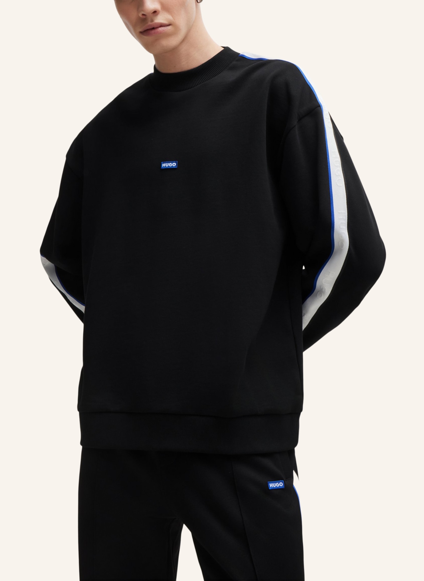 HUGO Sweatshirt NIOLE Regular Fit, Farbe: SCHWARZ (Bild 4)