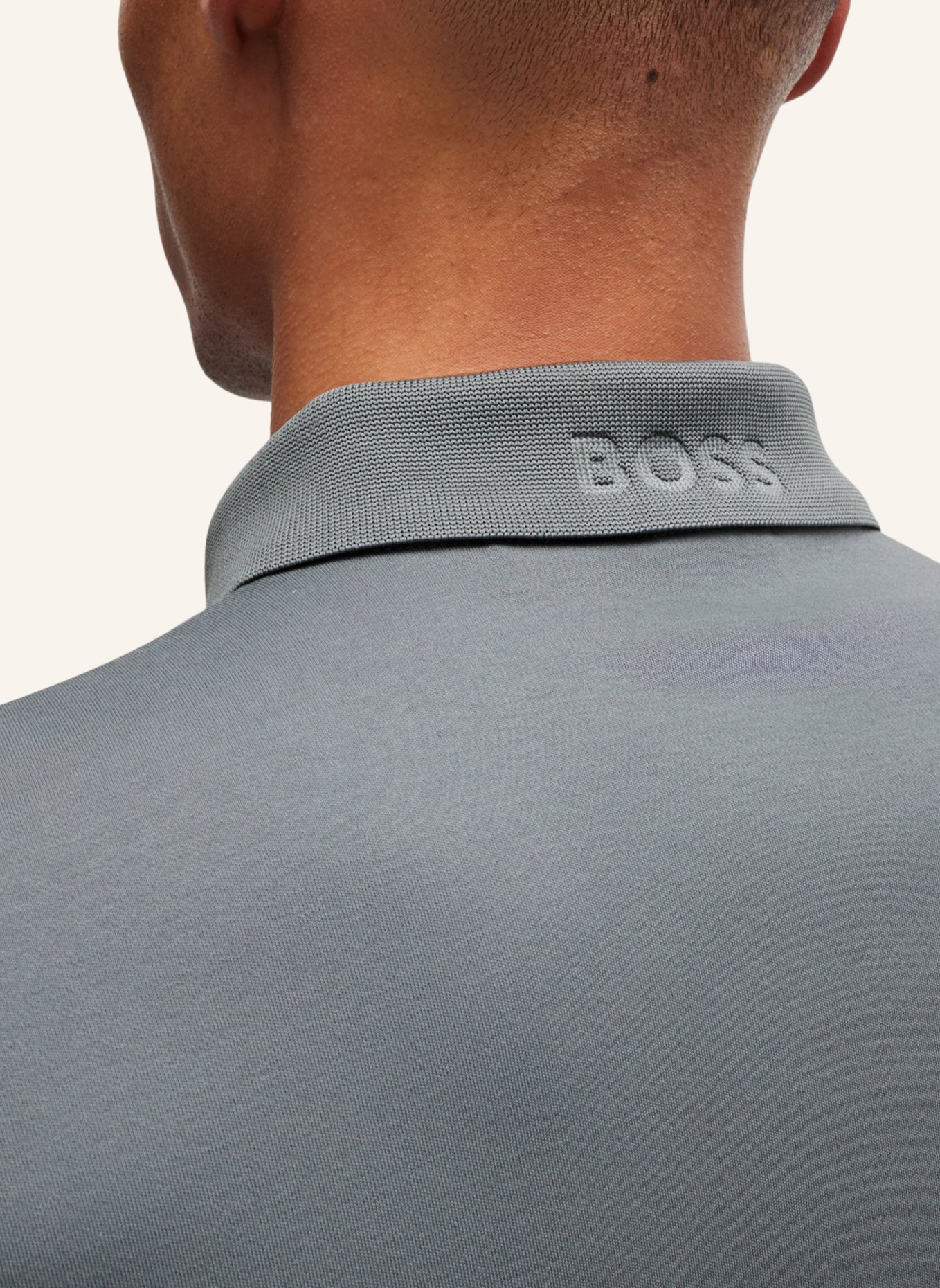 BOSS Poloshirt PAULE Slim Fit, Farbe: KHAKI (Bild 3)