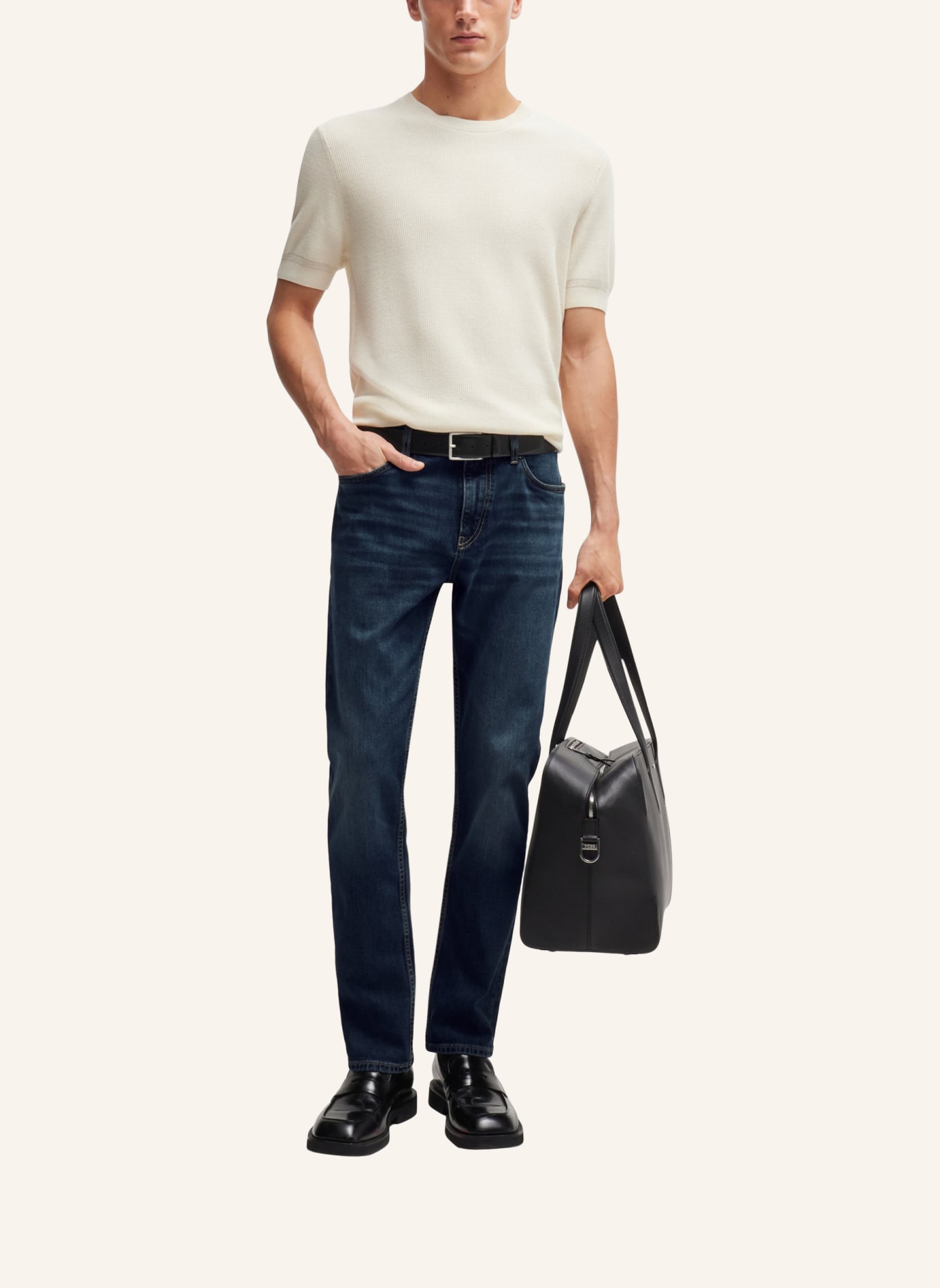 BOSS Jeans H-DELAWARE Slim Fit, Farbe: DUNKELBLAU (Bild 6)
