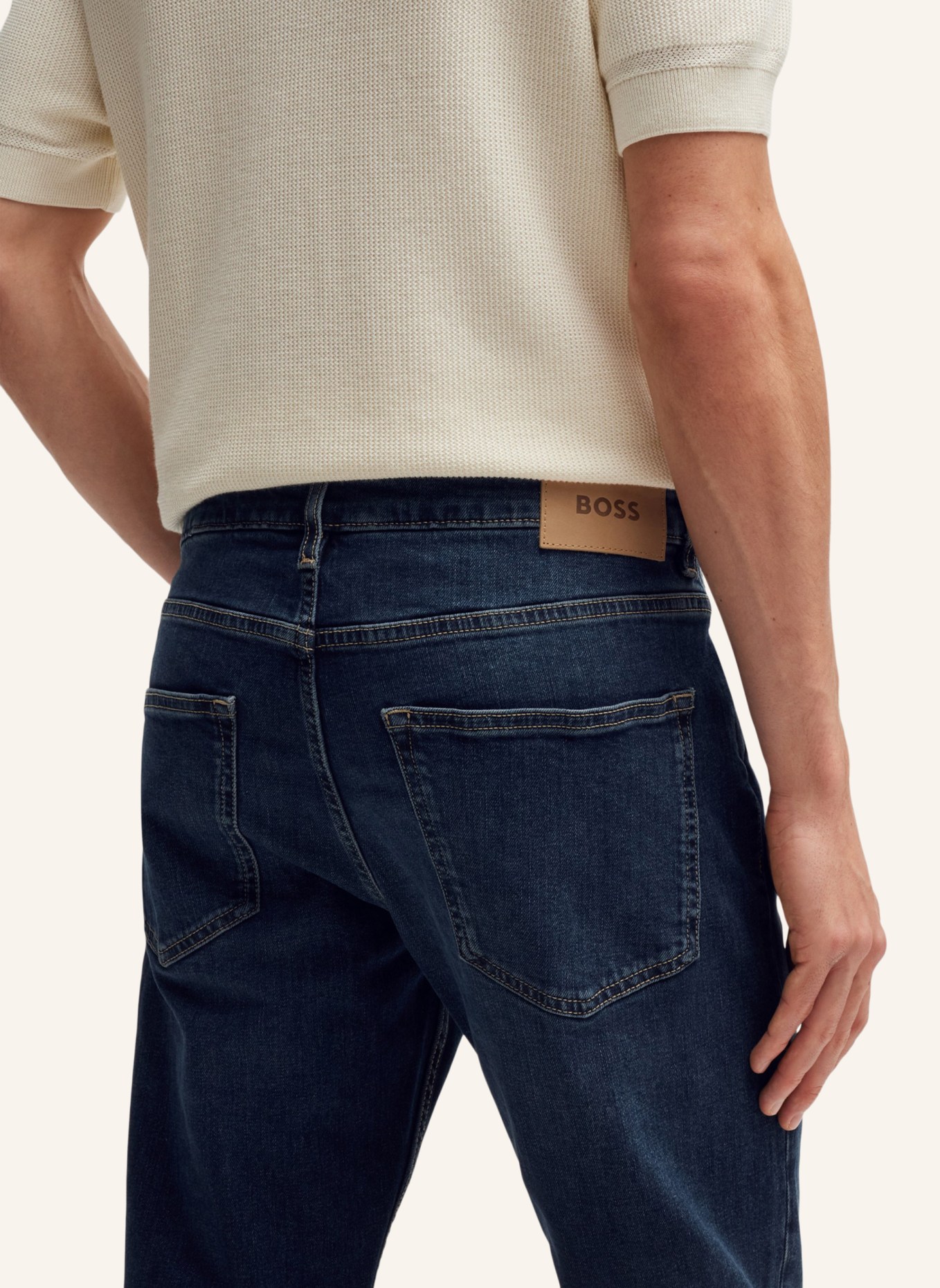 BOSS Jeans H-DELAWARE Slim Fit, Farbe: DUNKELBLAU (Bild 4)