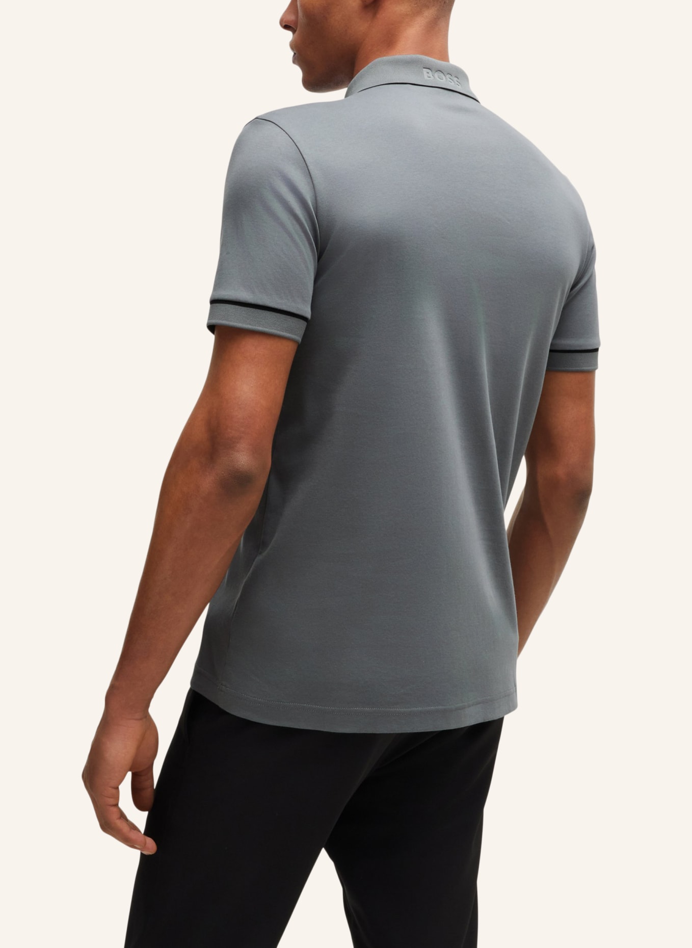 BOSS Poloshirt PAULE Slim Fit, Farbe: KHAKI (Bild 2)