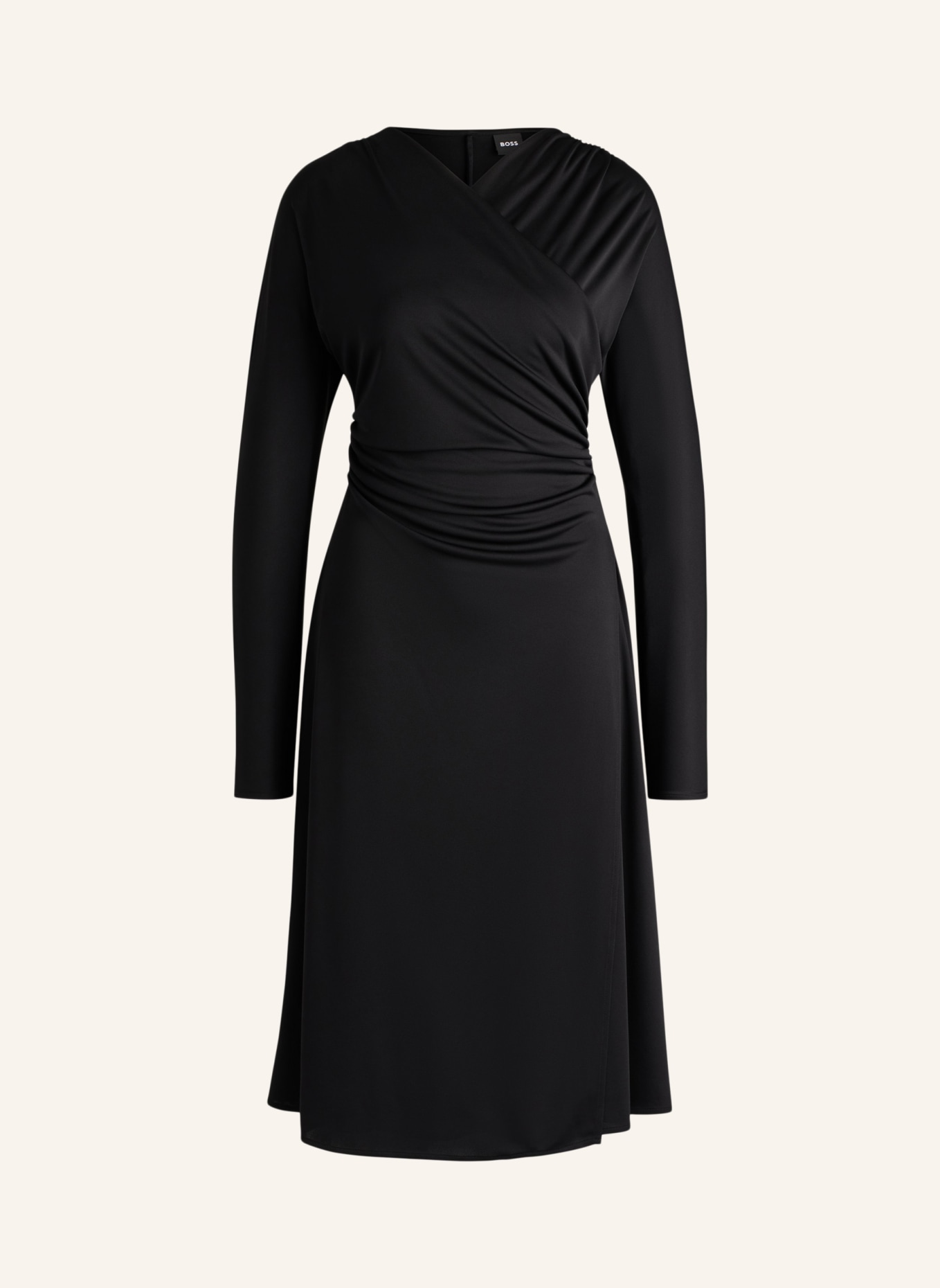 BOSS Jersey-Kleid ETTITA Slim Fit, Farbe: SCHWARZ (Bild 1)