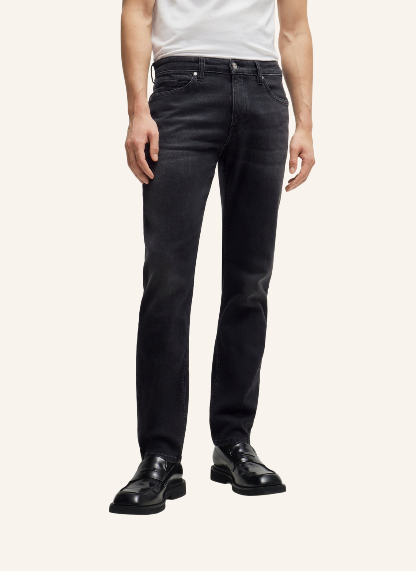 BOSS Jeans H-DELAWARE Slim Fit, Farbe: DUNKELGRAU (Bild 5)