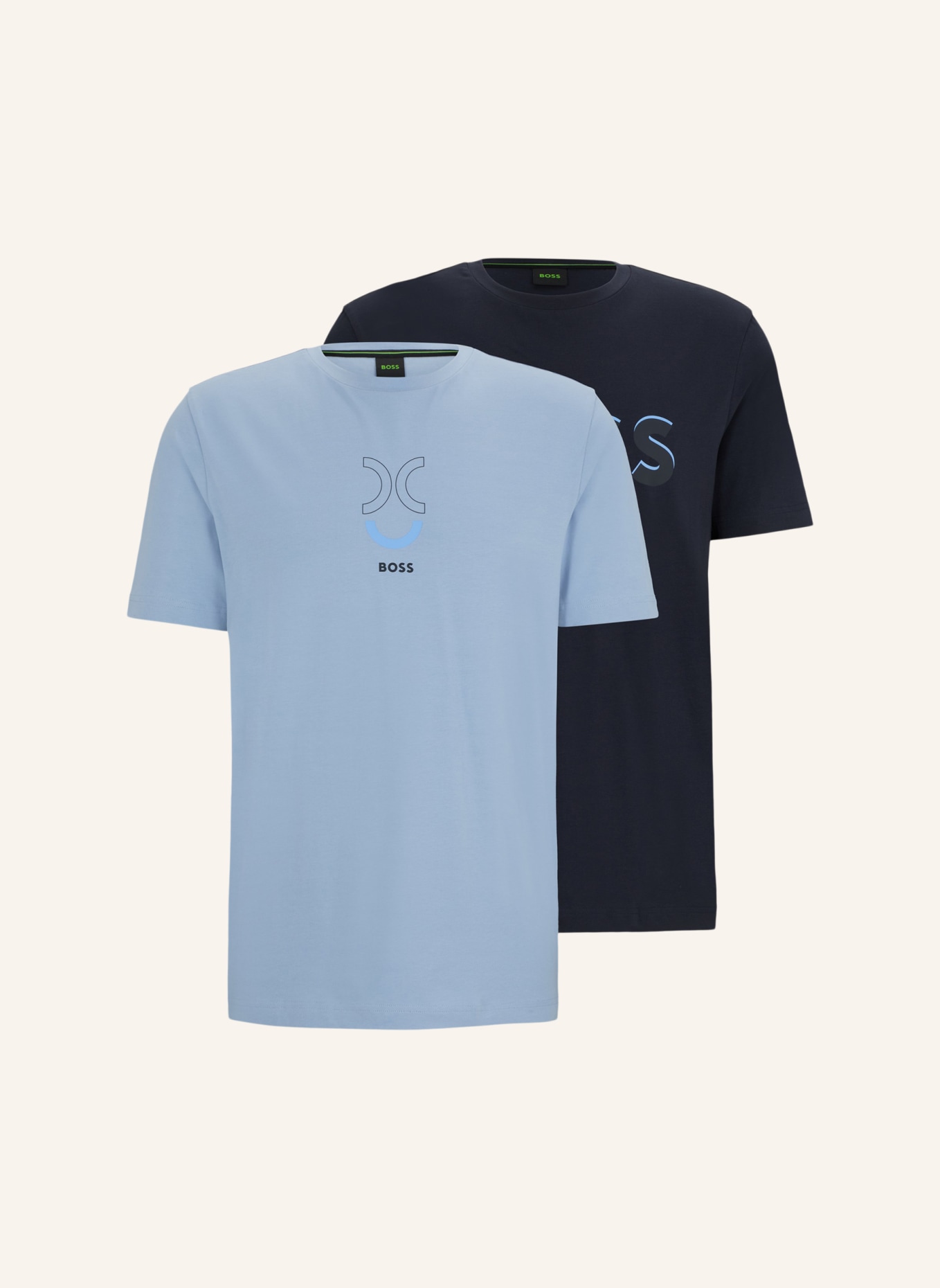 BOSS T-Shirt T-SHIRT 2-PACK 2 Regular Fit, Farbe: WEISS (Bild 1)