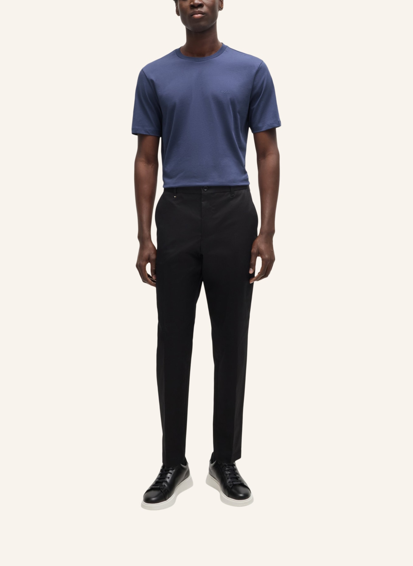 BOSS T-Shirt THOMPSON 01 Regular Fit, Farbe: DUNKELBLAU (Bild 5)