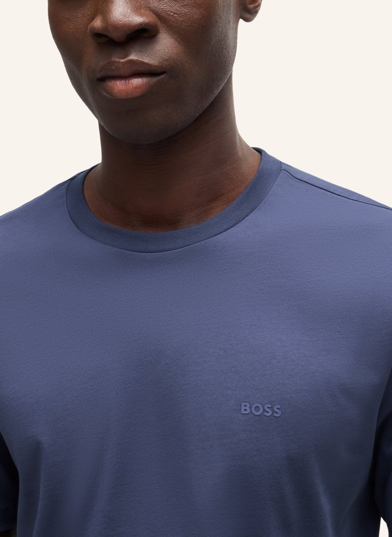 BOSS T-Shirt THOMPSON 01 Regular Fit, Farbe: DUNKELBLAU (Bild 3)