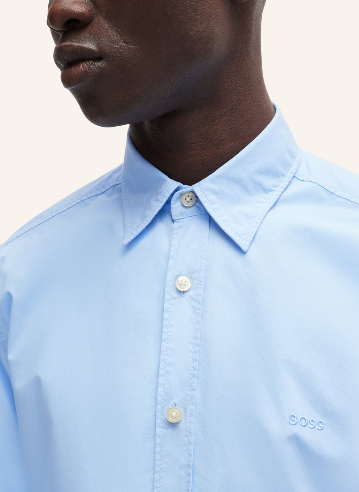 BOSS Casual Hemd RELEGANT_6_M Regular Fit, Farbe: BLAU (Bild 3)
