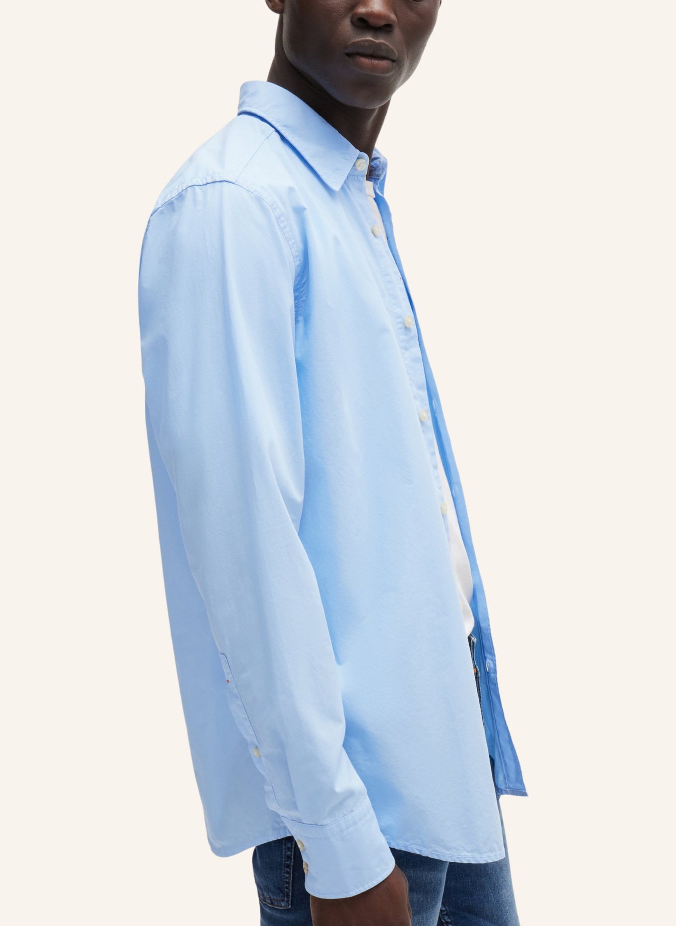 BOSS Casual Hemd RELEGANT_6_M Regular Fit, Farbe: BLAU (Bild 4)