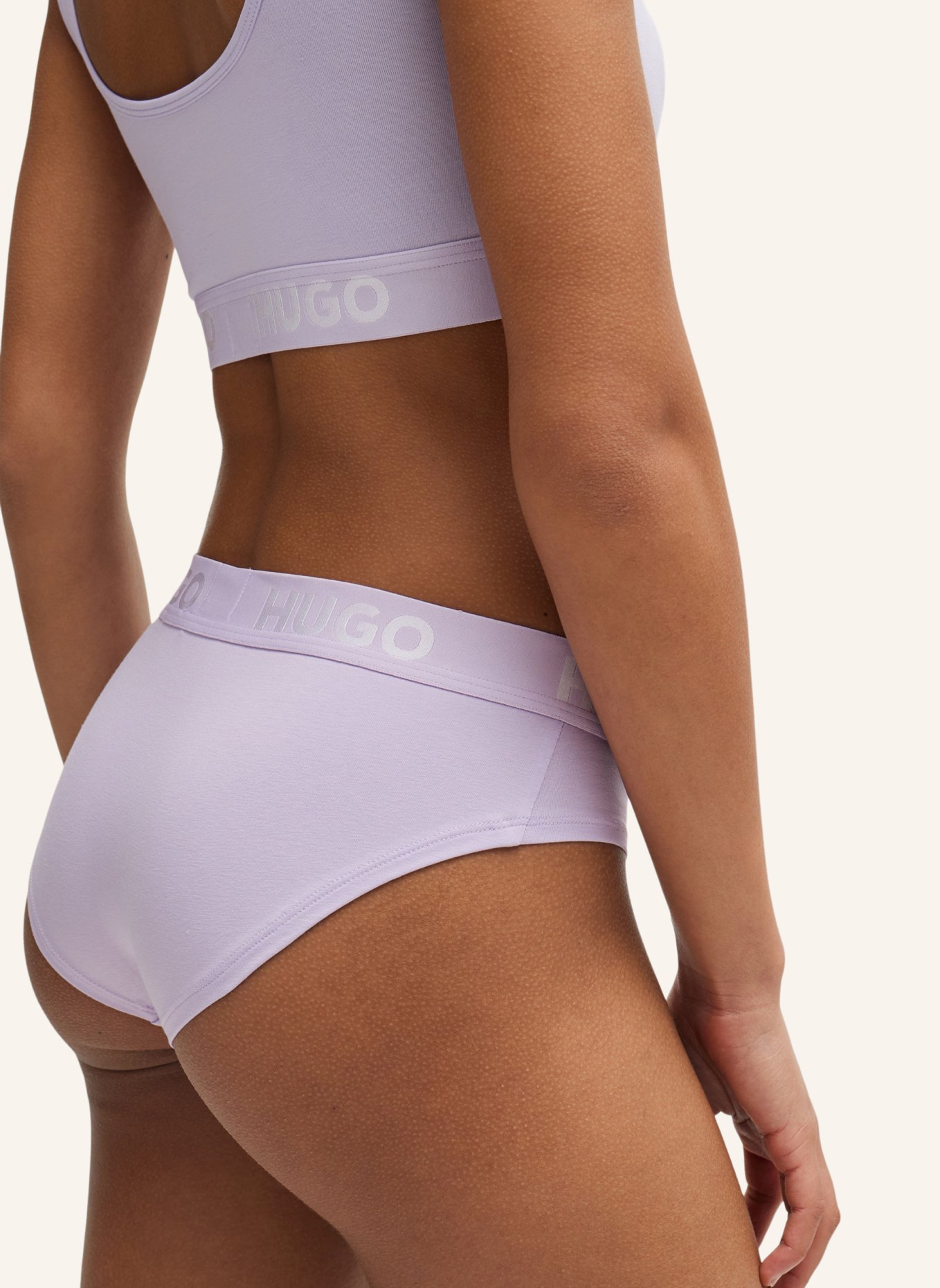 HUGO Slip BRIEF SPORTY LOGO, Farbe: LILA (Bild 4)