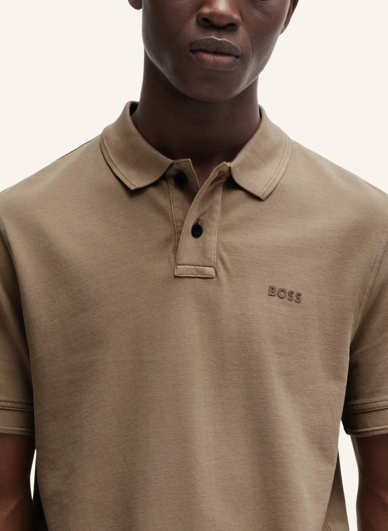 BOSS Poloshirt PRIME Regular Fit, Farbe: BRAUN (Bild 3)