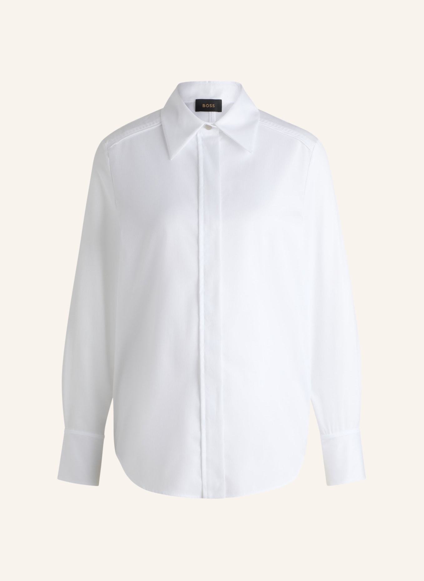 BOSS Business Bluse BUTTONIE Regular Fit, Farbe: WEISS (Bild 1)