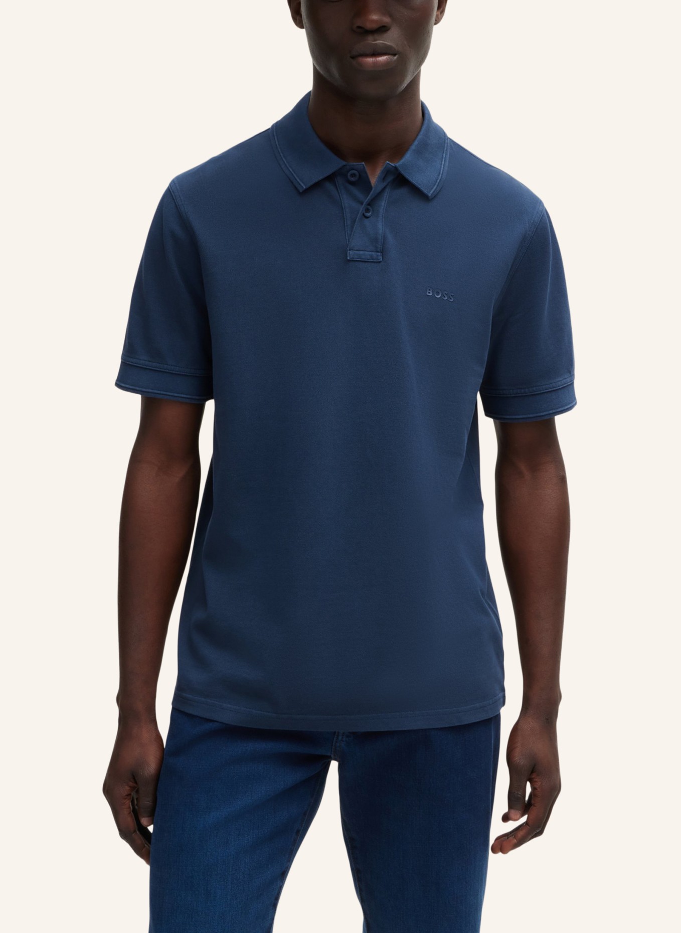 BOSS Poloshirt PRIME Regular Fit, Farbe: BLAU (Bild 4)