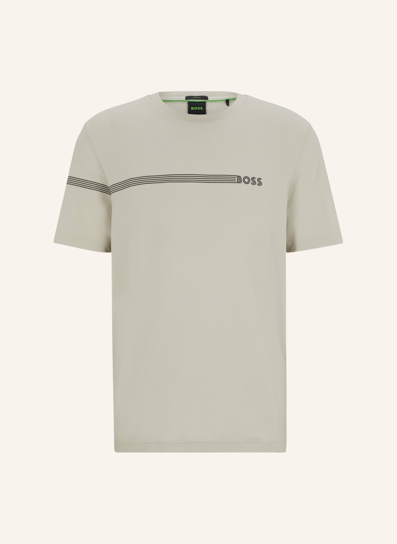 BOSS T-Shirt TEE 5 Regular Fit, Farbe: BEIGE (Bild 1)
