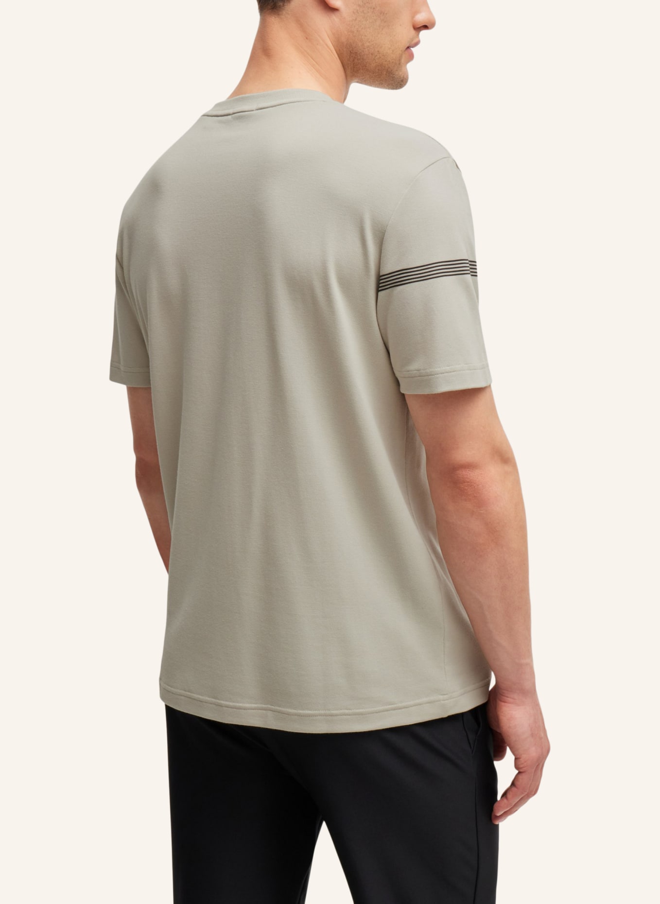 BOSS T-Shirt TEE 5 Regular Fit, Farbe: BEIGE (Bild 2)