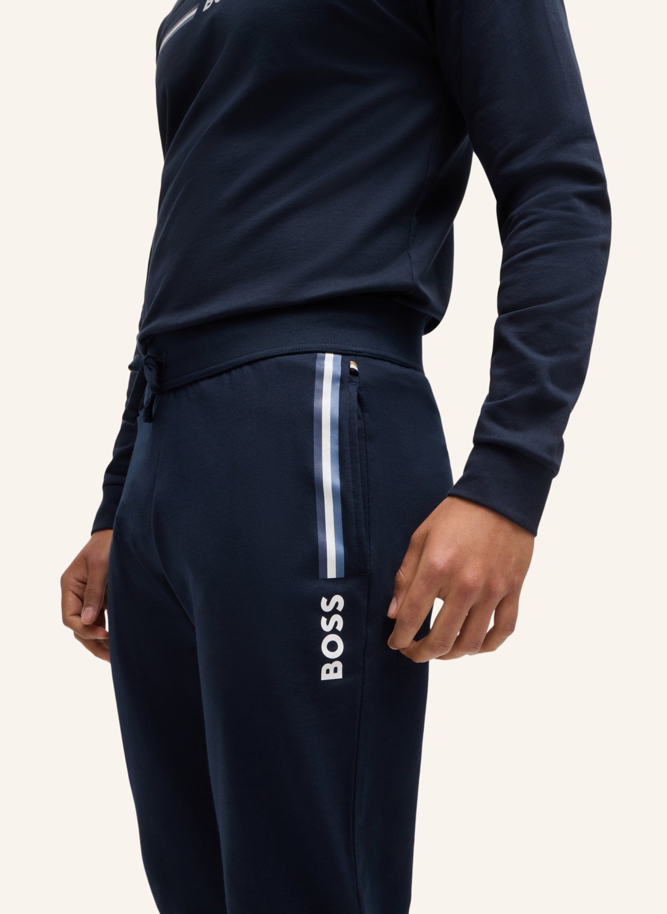 BOSS Loungewear Unterteil AUTHENTIC PANTS, Farbe: DUNKELBLAU (Bild 3)