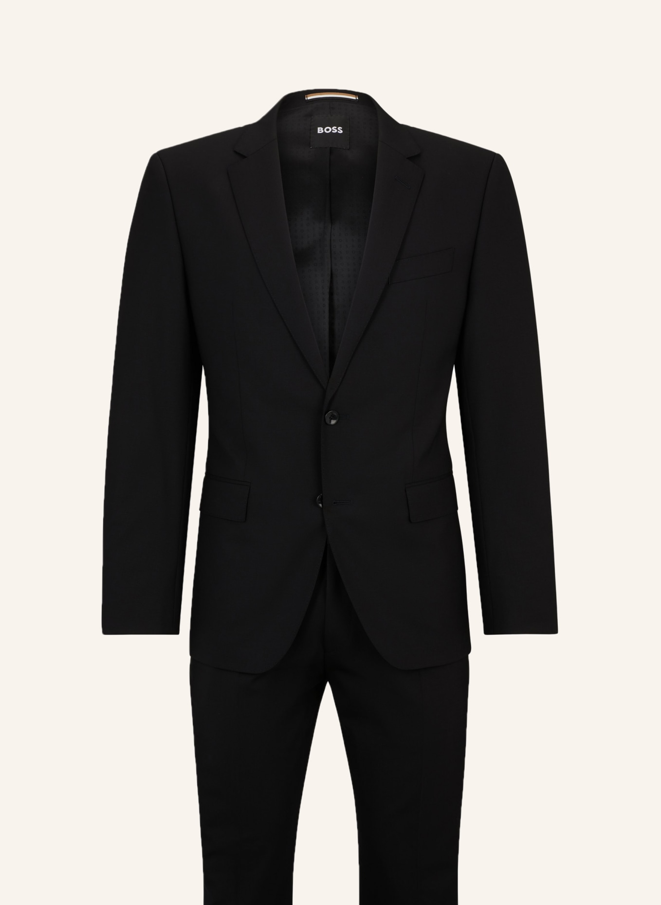 BOSS Business Anzug H-HUGE-2PCS-224 Slim Fit, Farbe: SCHWARZ (Bild 1)