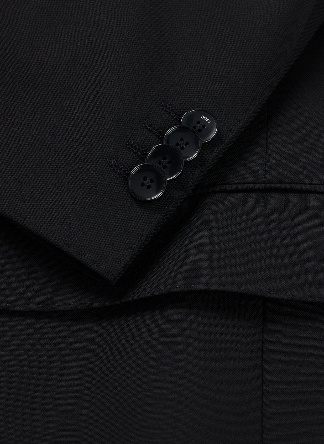 BOSS Business Anzug H-HUGE-2PCS-224 Slim Fit, Farbe: SCHWARZ (Bild 2)