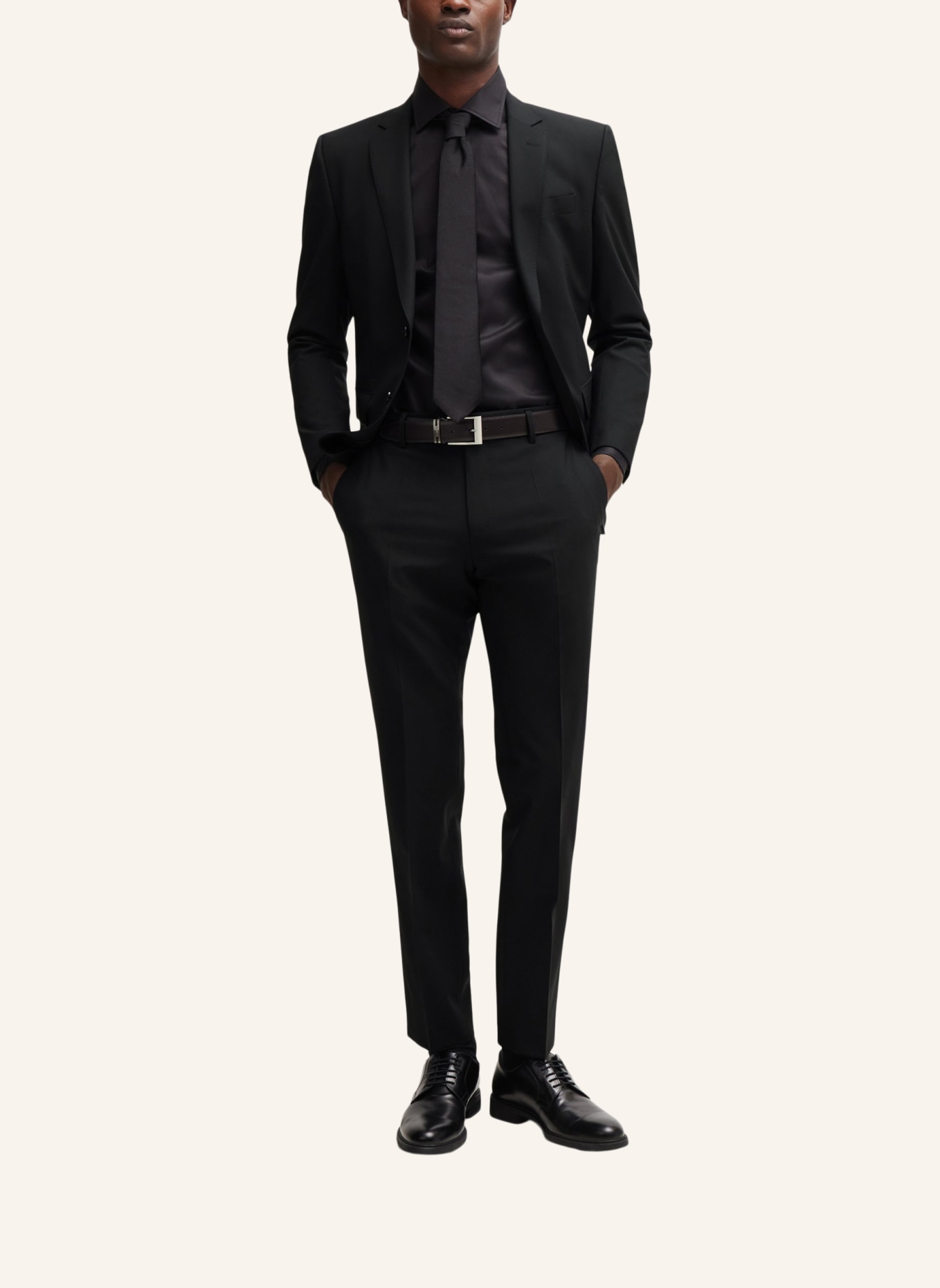 BOSS Business Anzug H-HUGE-2PCS-224 Slim Fit, Farbe: SCHWARZ (Bild 9)