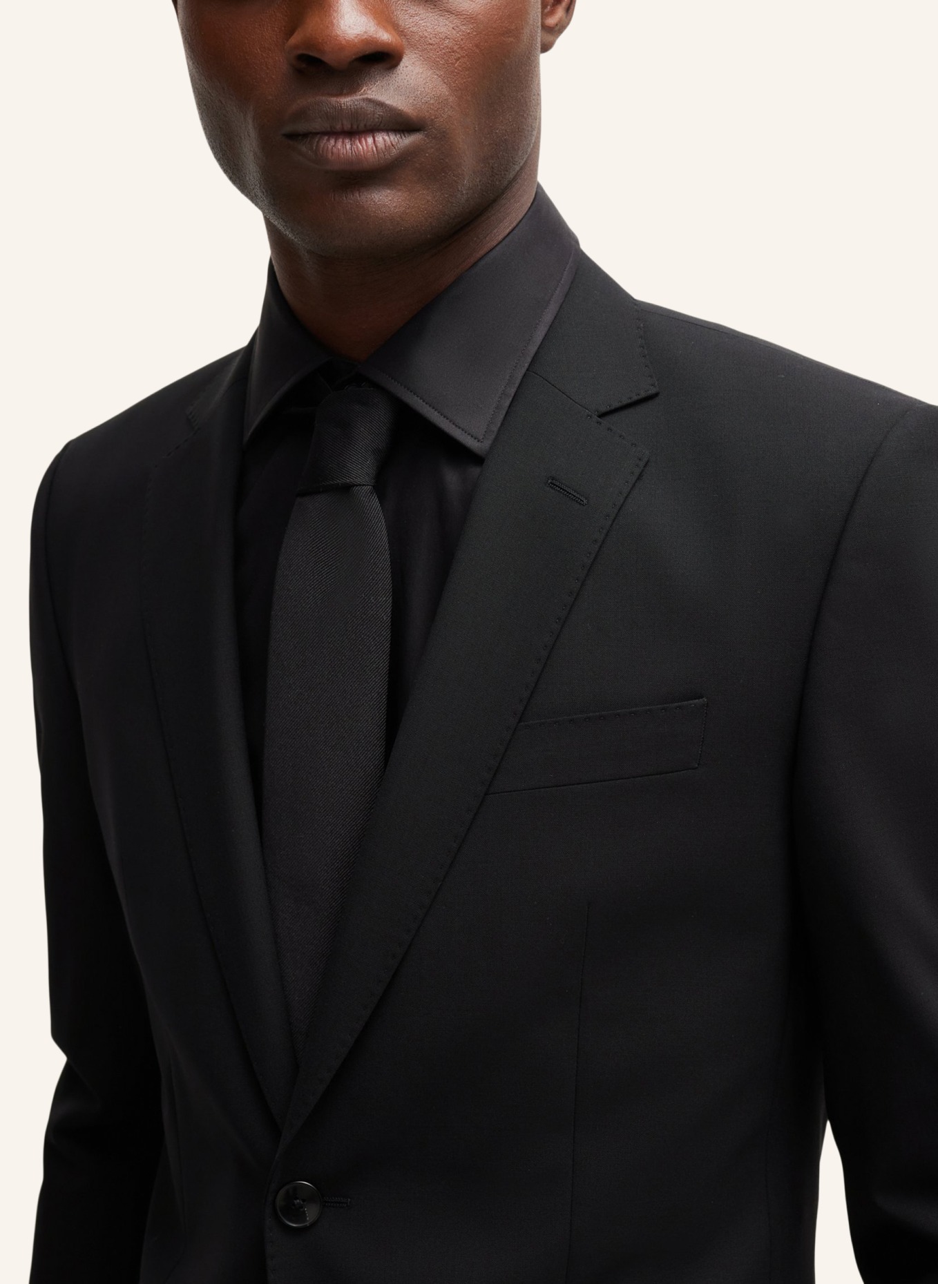 BOSS Business Anzug H-HUGE-2PCS-224 Slim Fit, Farbe: SCHWARZ (Bild 4)